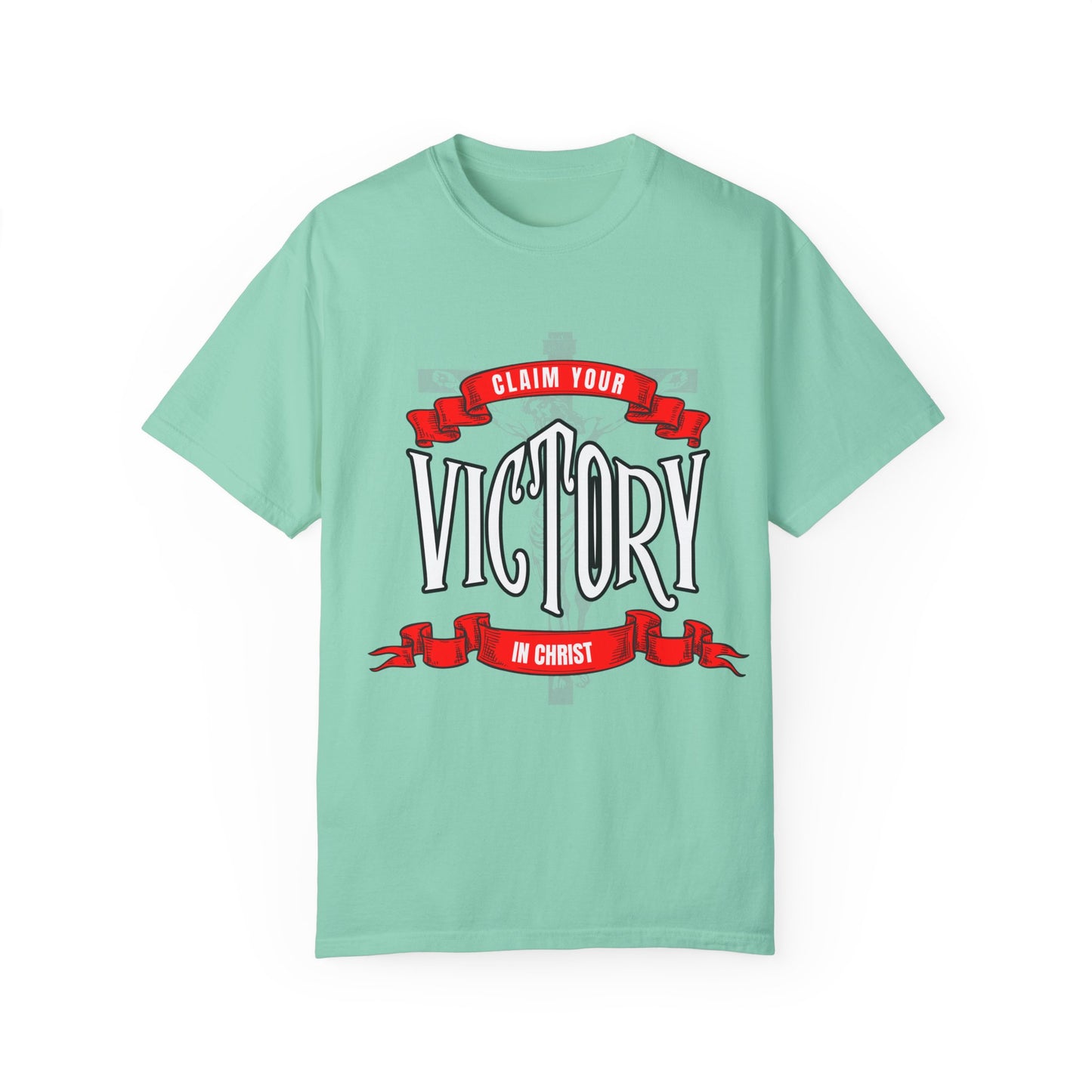 Victory in Christ Unisex Garment-Dyed T-Shirt