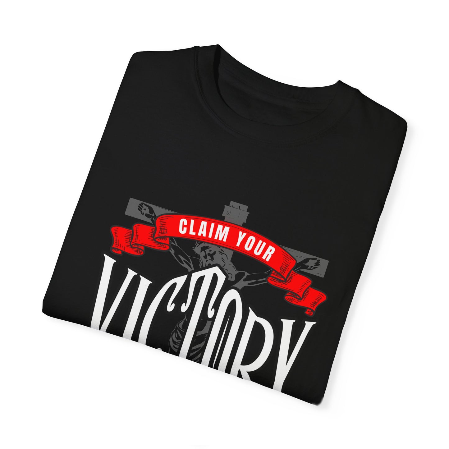 Victory in Christ Unisex Garment-Dyed T-Shirt