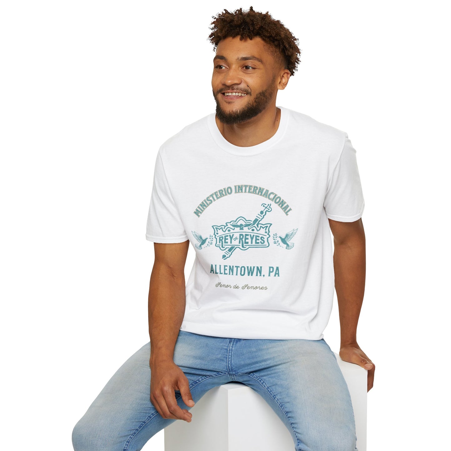 Unisex Softstyle T-Shirt - 'Ministerio Internacional Rey Reyes' Graphic Tee