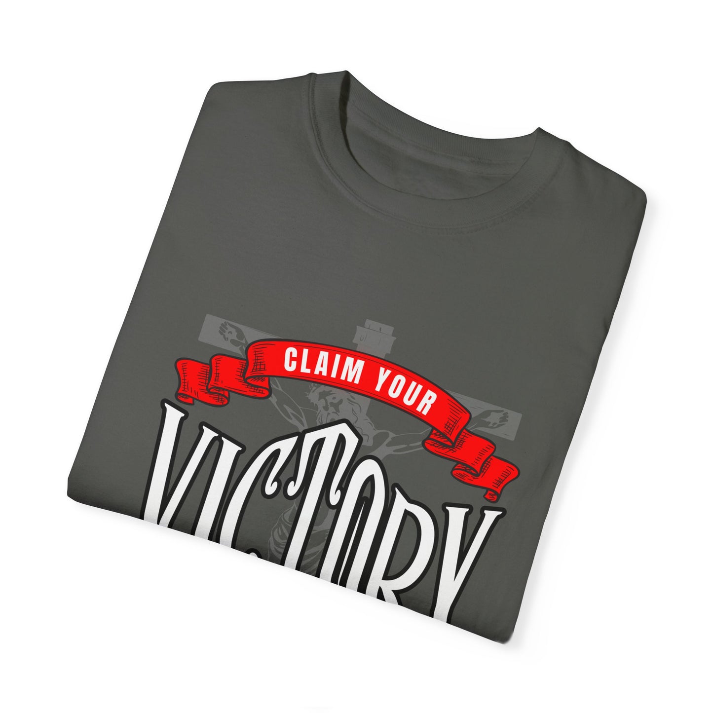 Victory in Christ Unisex Garment-Dyed T-Shirt