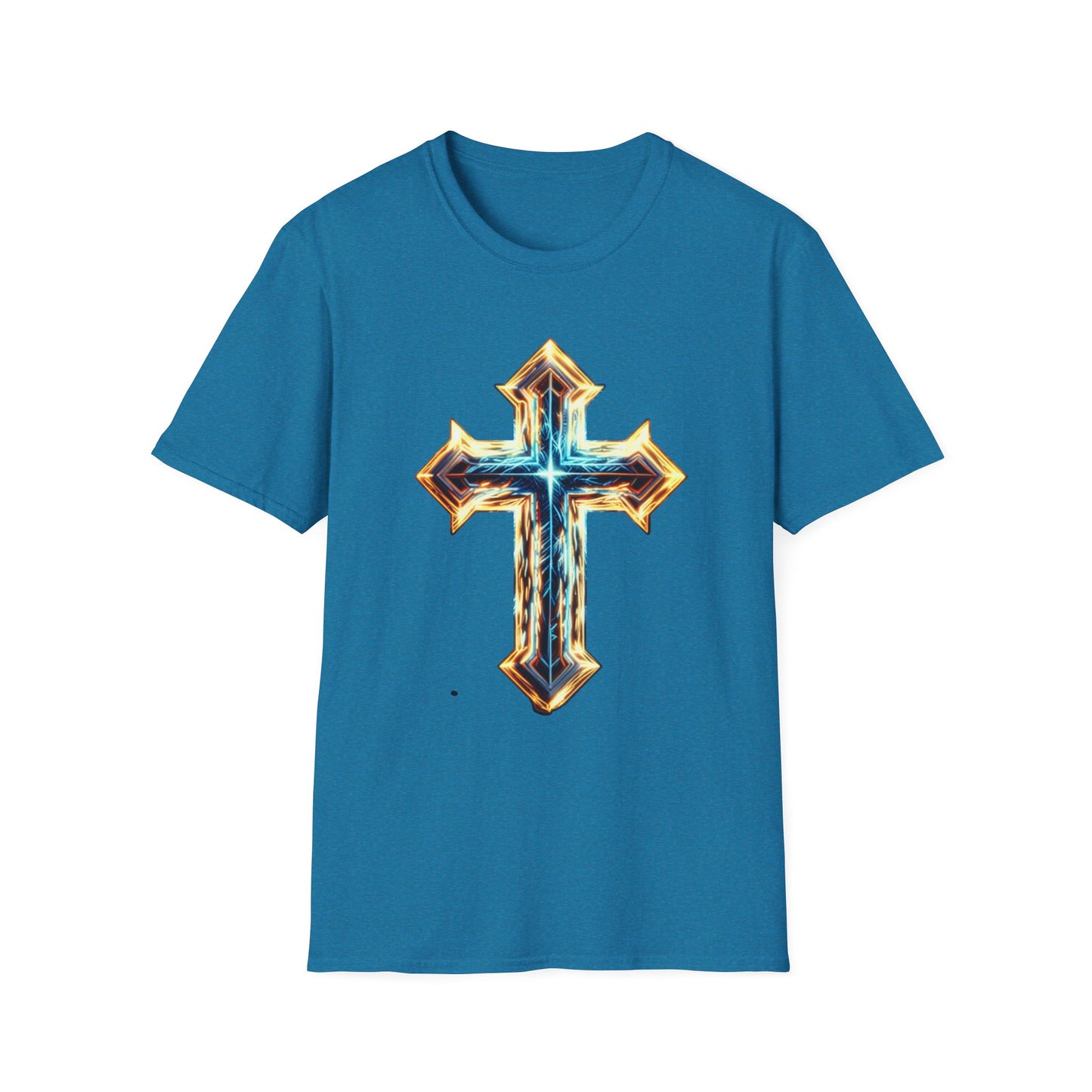 Cross Design Unisex T-Shirt | Spiritual Apparel | Faith-Based Gift for Holidays, Casual Wear, Affirmation Tee
