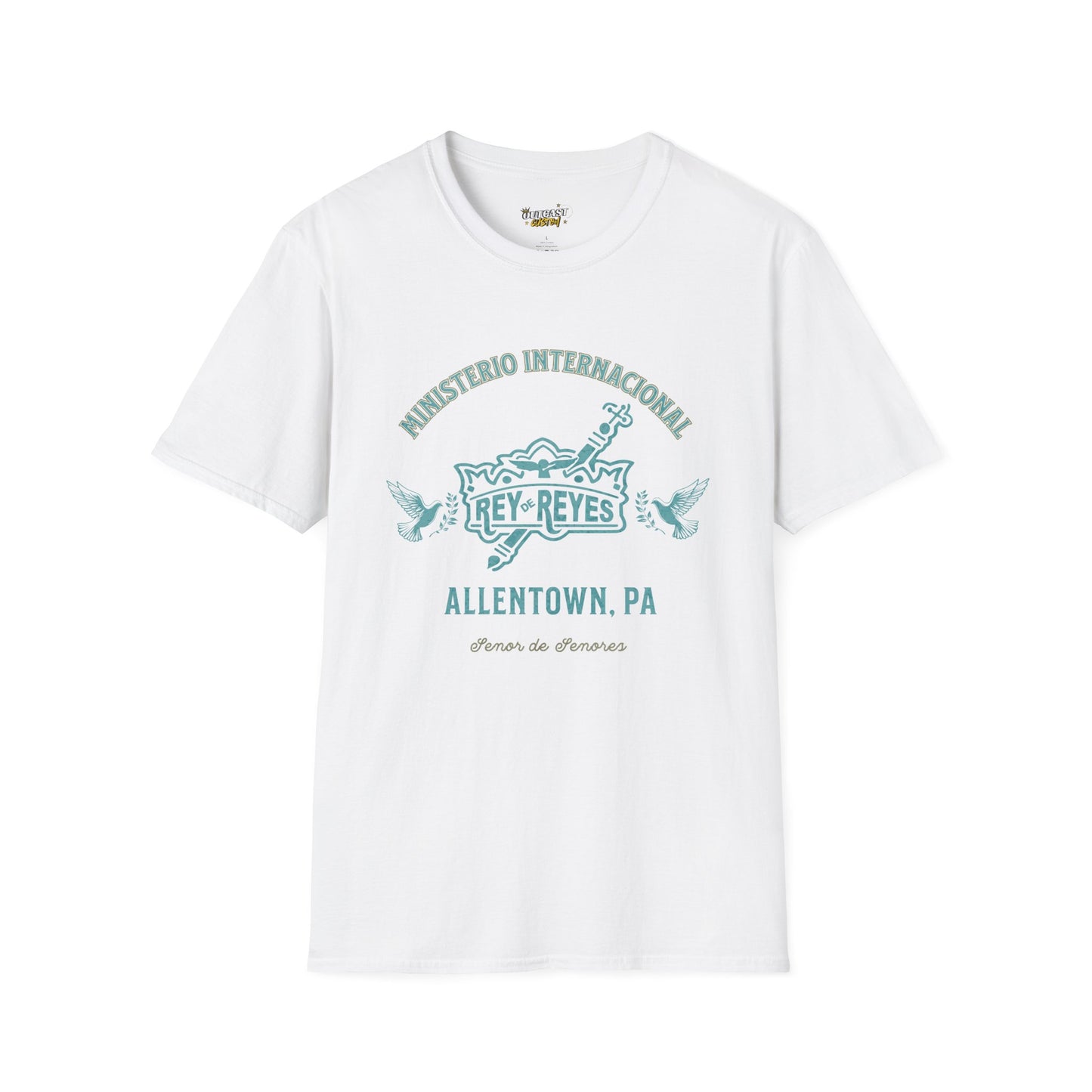 Unisex Softstyle T-Shirt - 'Ministerio Internacional Rey Reyes' Graphic Tee