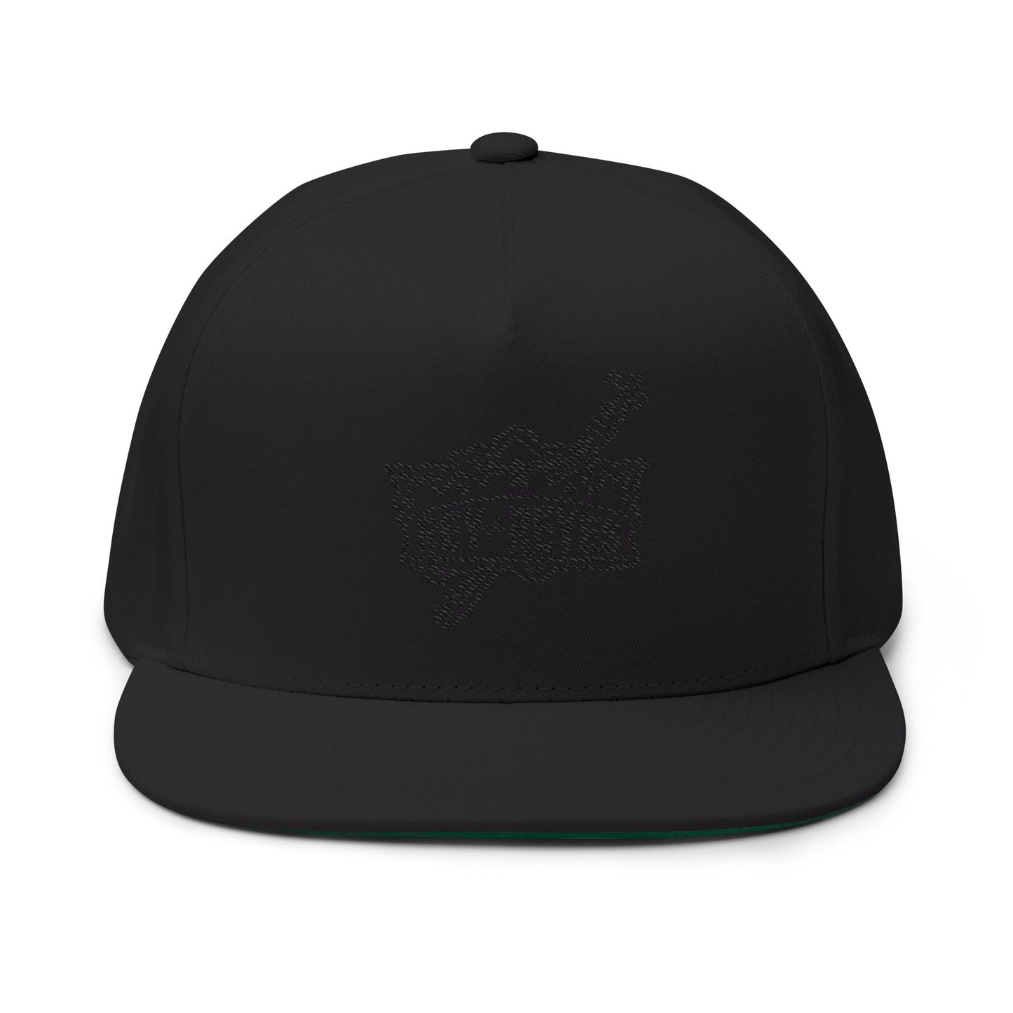 Rey de Reyes Flat Bill Cap - Stylish Embroidered Snapback for Streetwear Enthusiasts