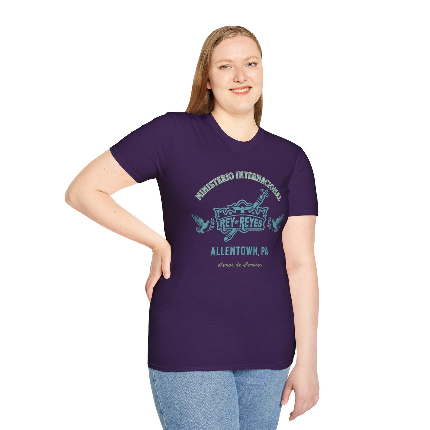 Unisex Softstyle T-Shirt - 'Ministerio Internacional Rey Reyes' Graphic Tee