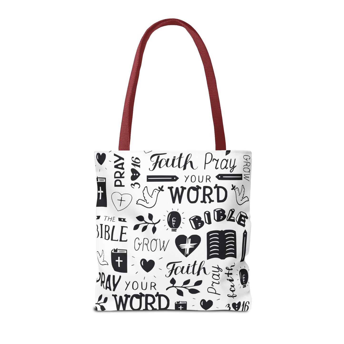 Inspirational Faith Tote Bag | Rey de Reyes Design | Perfect for Everyday Use