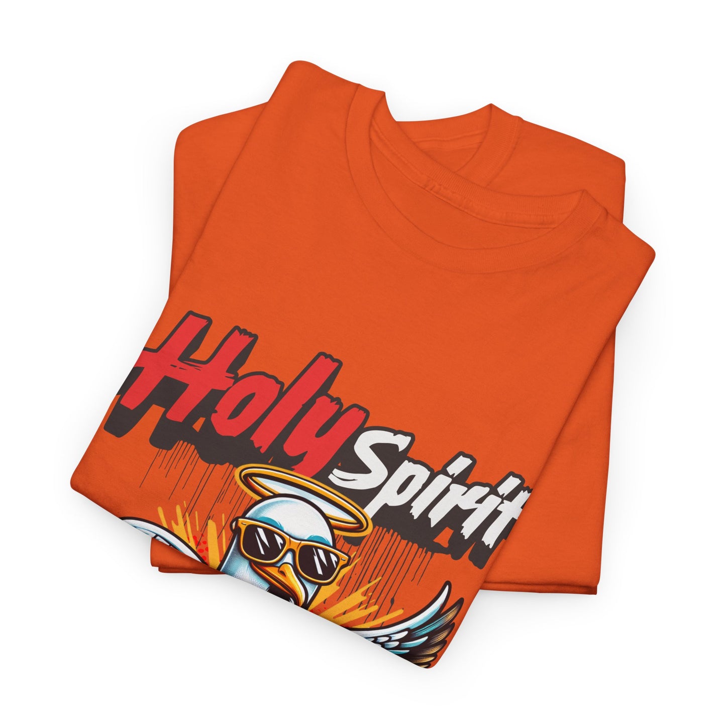 Holy Spirit Drip Unisex Heavy Cotton Tee - Unique Graphic Tee for Everyday Style