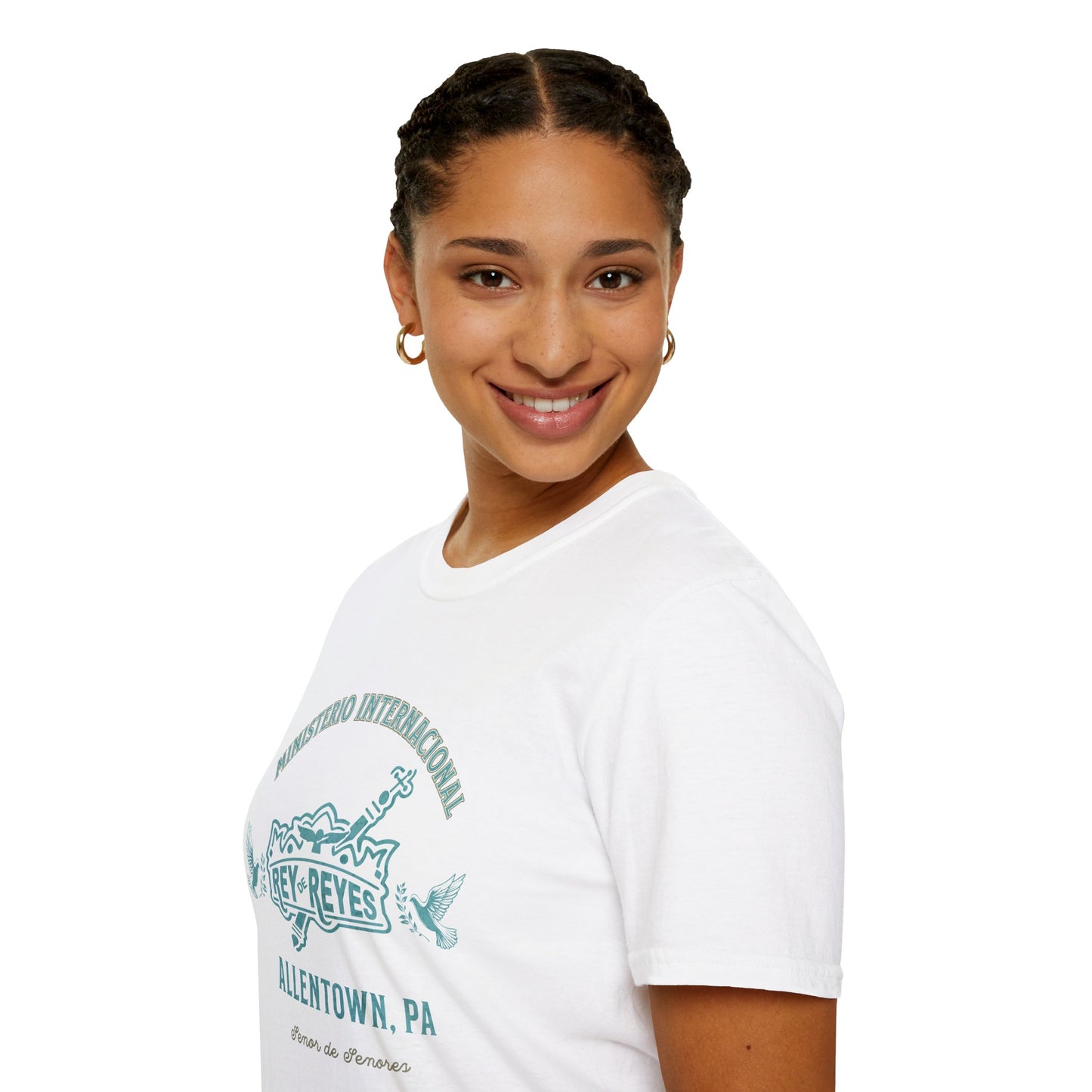 Unisex Softstyle T-Shirt - 'Ministerio Internacional Rey Reyes' Graphic Tee