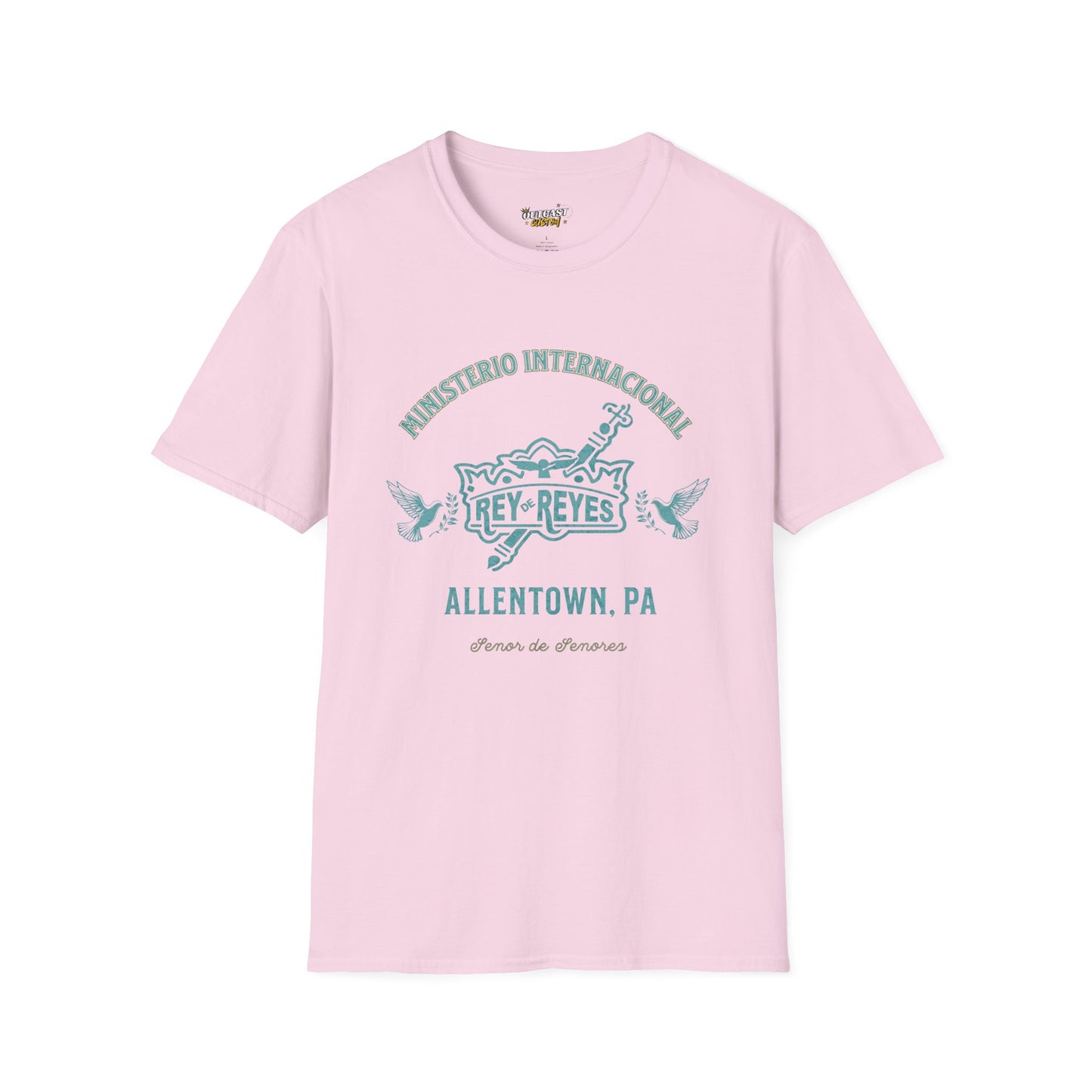 Unisex Softstyle T-Shirt - 'Ministerio Internacional Rey Reyes' Graphic Tee