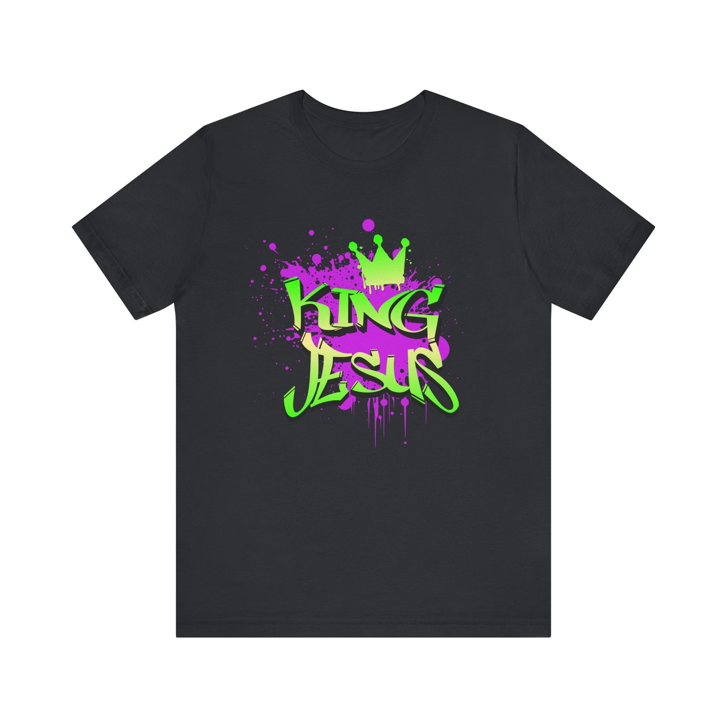 King Jesus Graphic Tee - Unisex Jersey Short Sleeve T-Shirt for Faith and Style