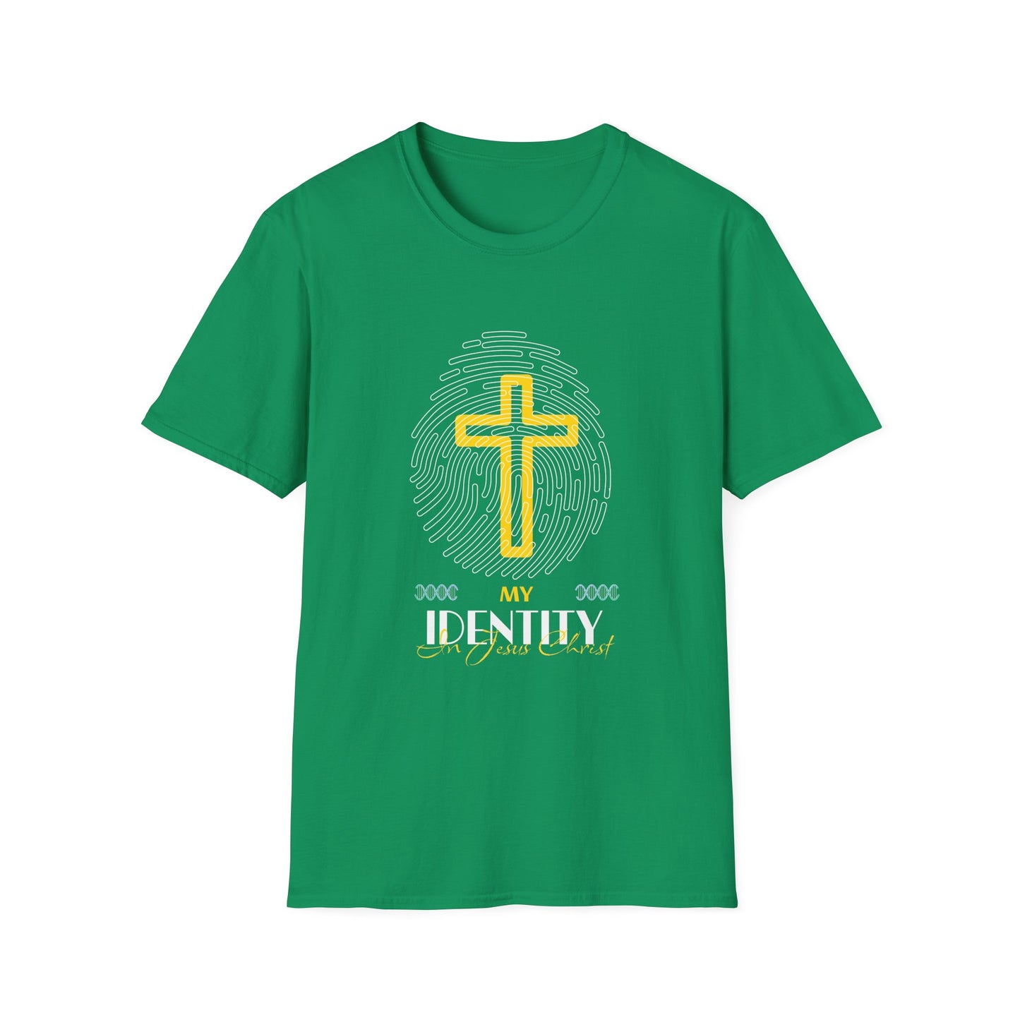 My Identity Unisex Softstyle T-Shirt - Faith Inspired Graphic Tee