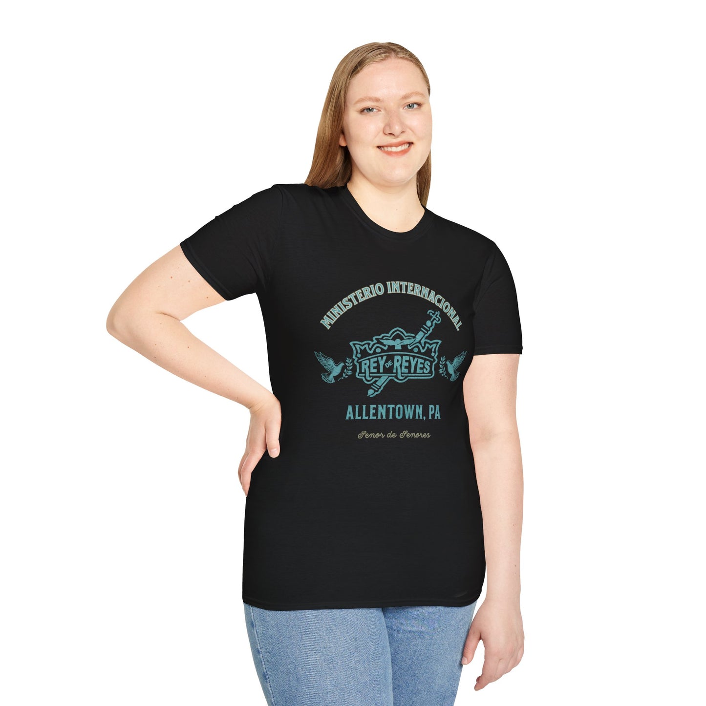 Unisex Softstyle T-Shirt - 'Ministerio Internacional Rey Reyes' Graphic Tee
