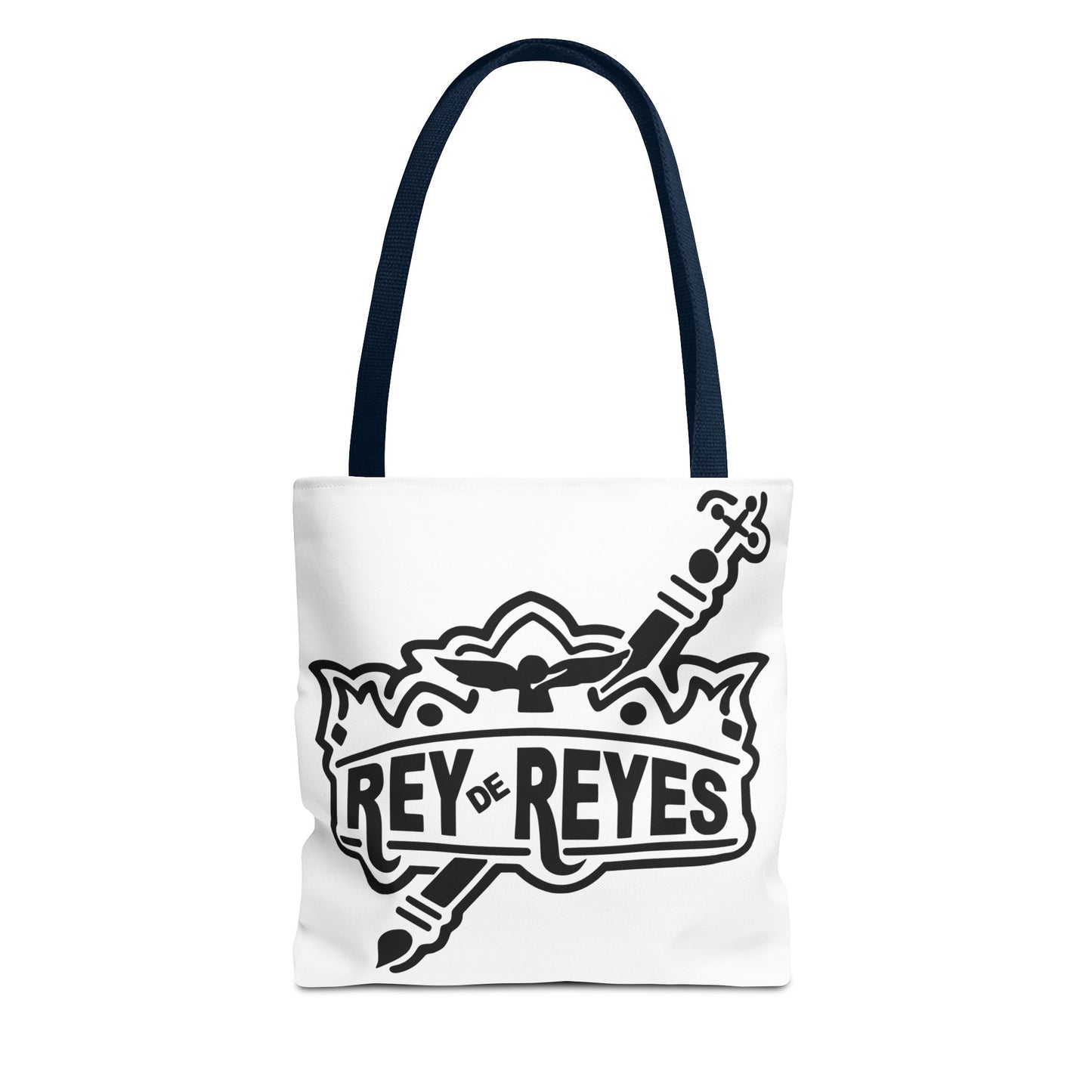 Inspirational Faith Tote Bag | Rey de Reyes Design | Perfect for Everyday Use