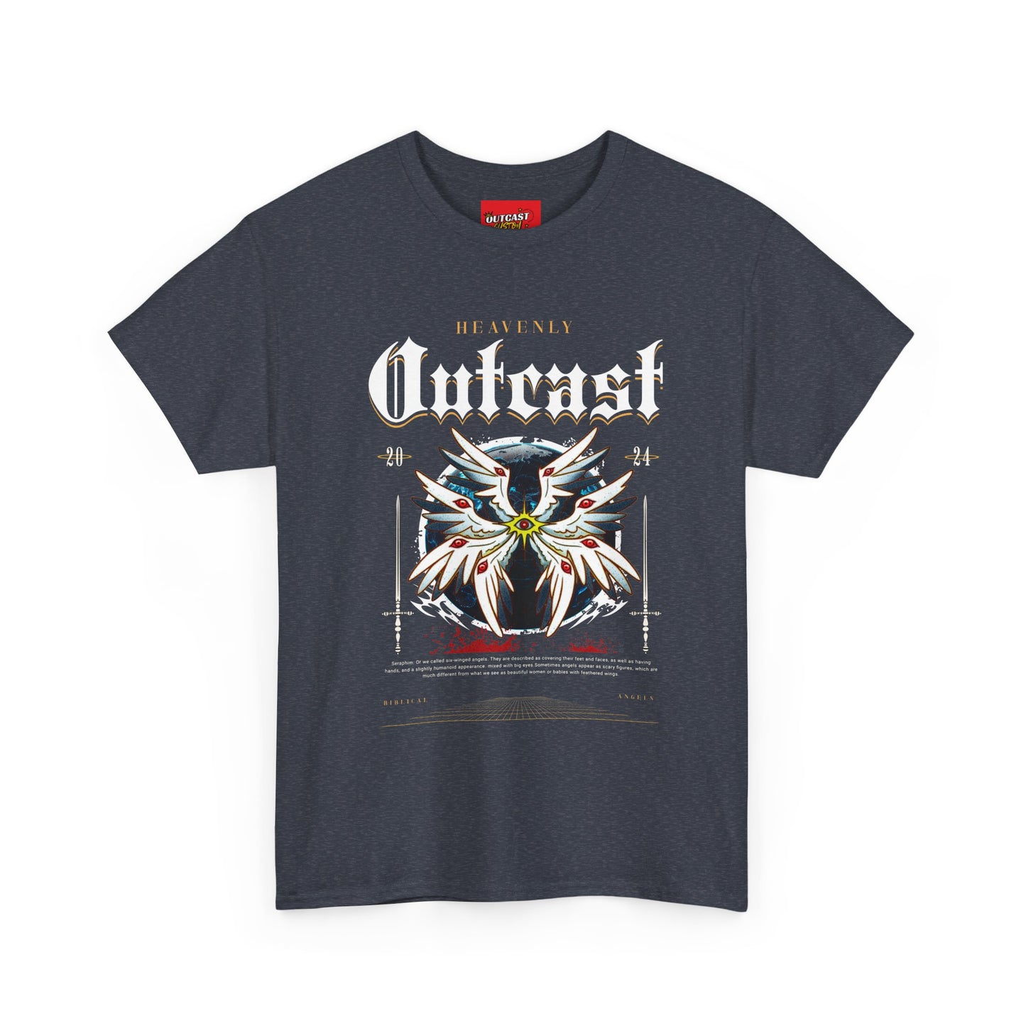 Heavenly Outcast Angle, Casual Wear, Gift for Him/Her, Perfect for Festivals, Everyday Style, Comfortable Apparel