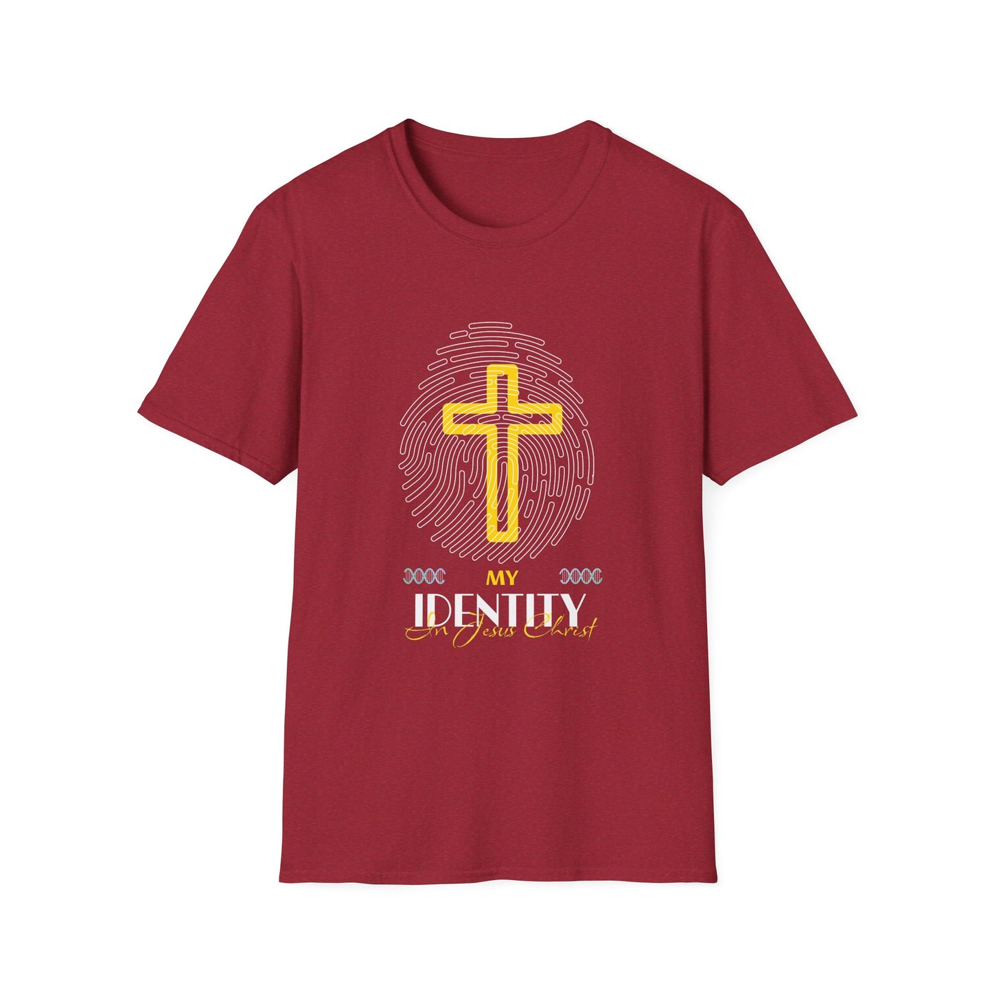 My Identity Unisex Softstyle T-Shirt - Faith Inspired Graphic Tee