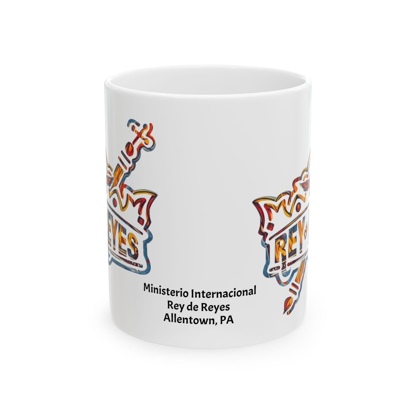 Vintage-Inspired Reyes Ceramic Mug - 11oz & 15oz