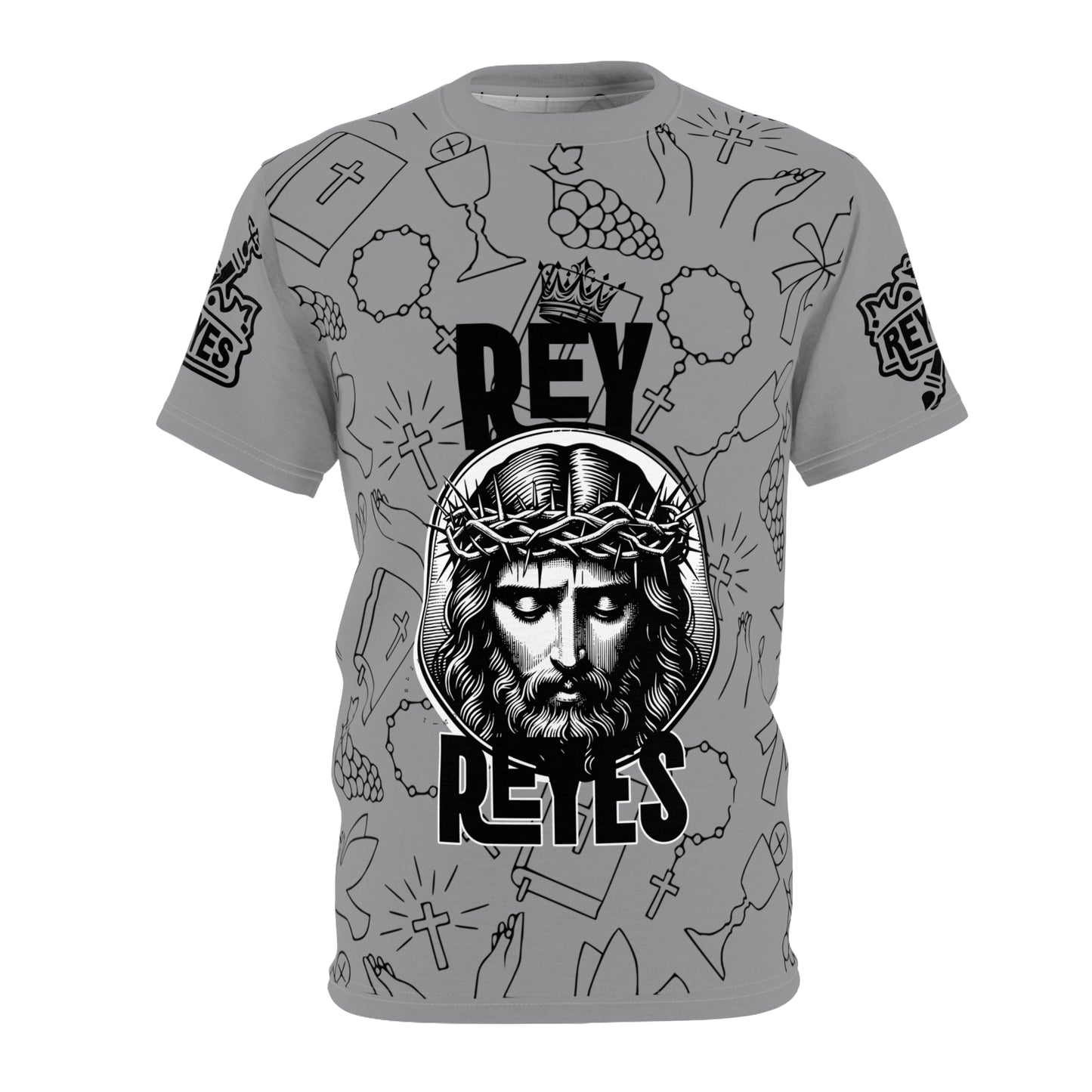 Rey Reyes Graphic Tee - Unique Spiritual Unisex T-Shirt, Streetwear Style, Gift for Believers, Church Apparel, Faith-Based Fashion
