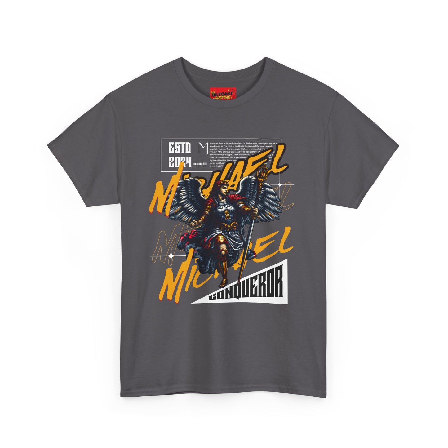 Angel Michael leader of the angels, Unisex Cotton T-Shirt, Casual Wear, Gift for Fans, Birthday Apparel,fath