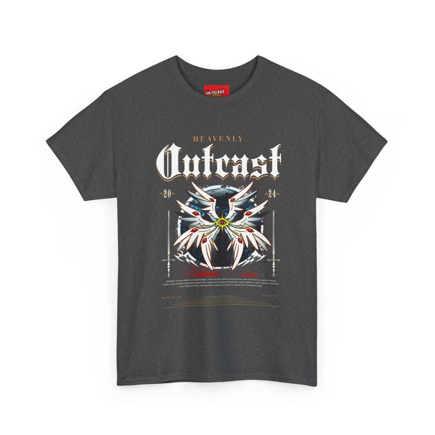 Heavenly Outcast Angle, Casual Wear, Gift for Him/Her, Perfect for Festivals, Everyday Style, Comfortable Apparel