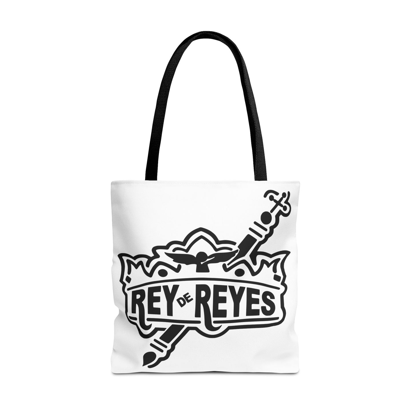 Inspirational Faith Tote Bag | Rey de Reyes Design | Perfect for Everyday Use