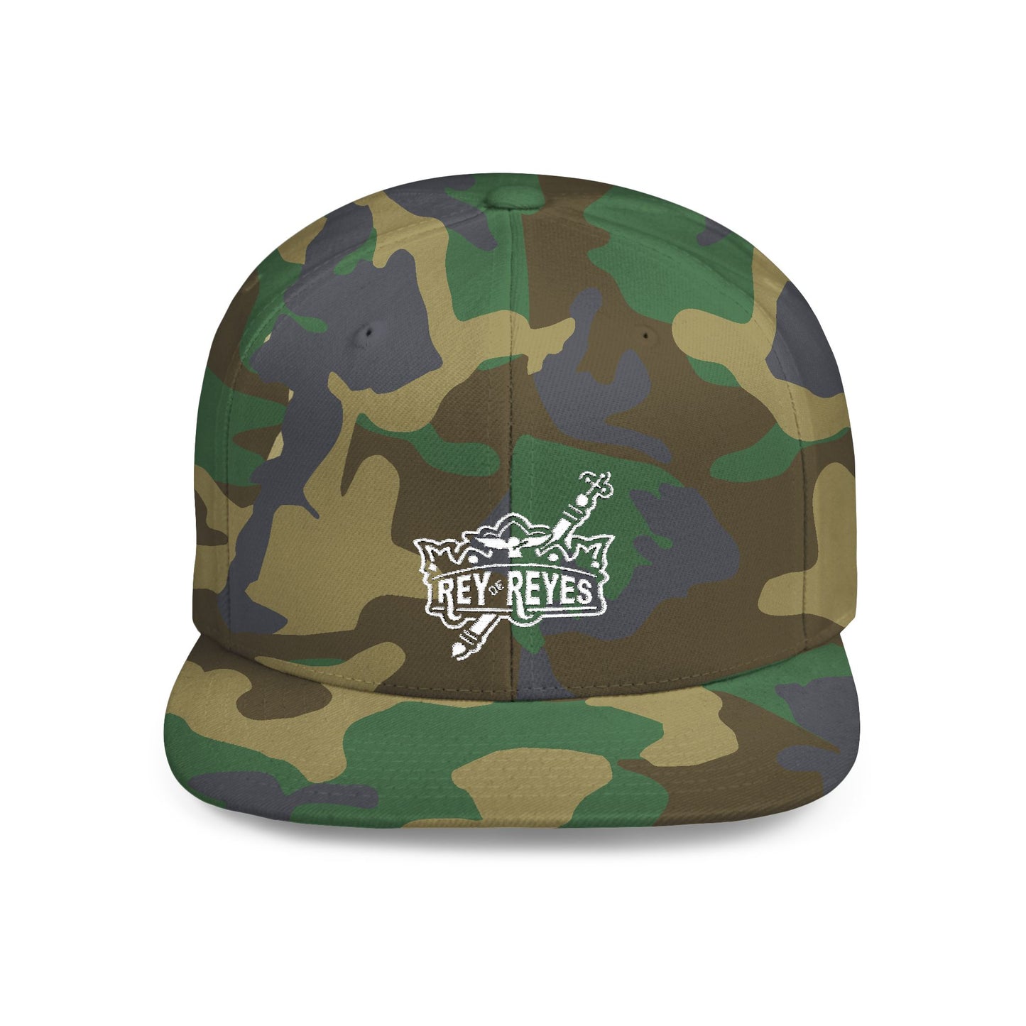 Rey Reyes Flat Bill Snapback Cap - Stylish and Comfortable Headwear