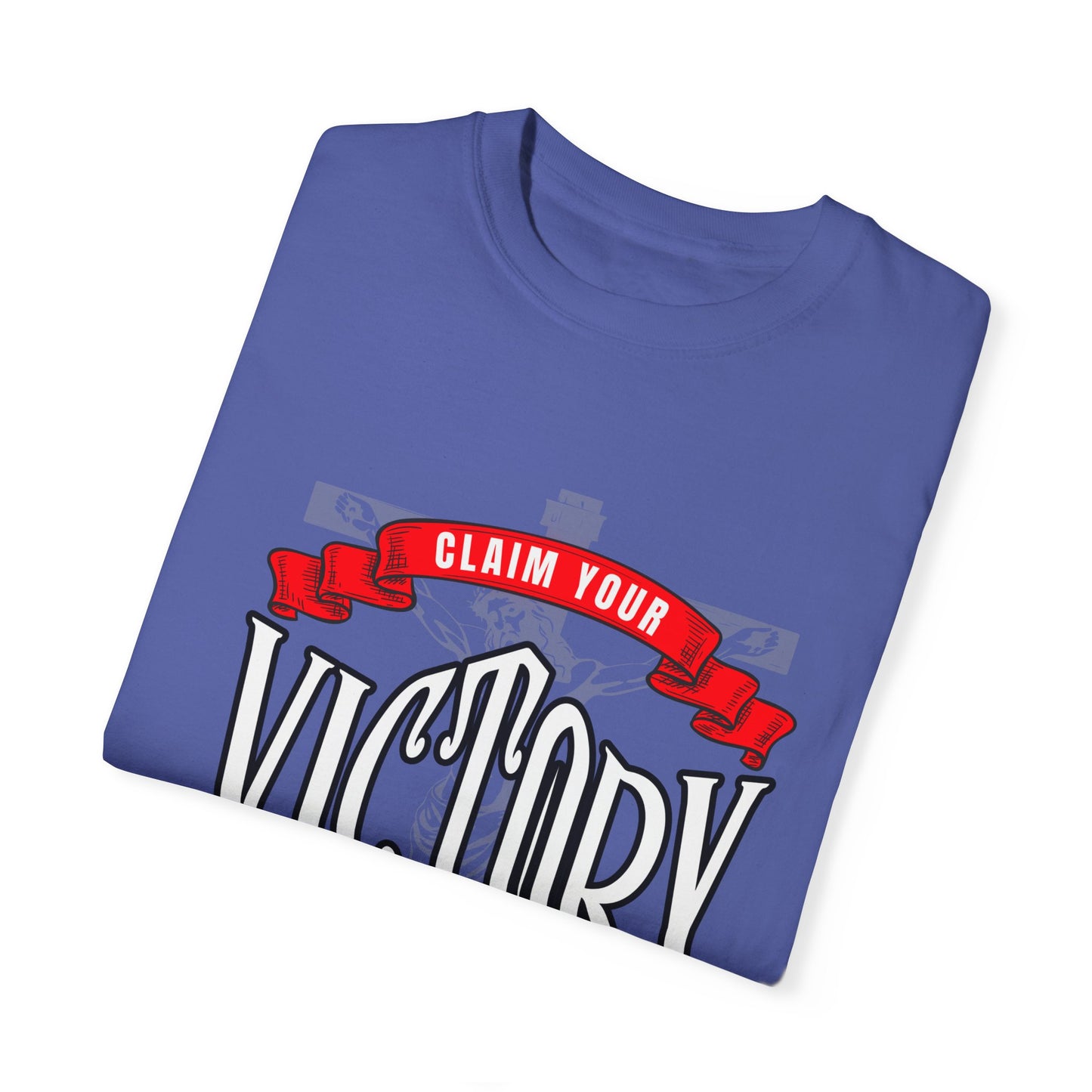 Victory in Christ Unisex Garment-Dyed T-Shirt