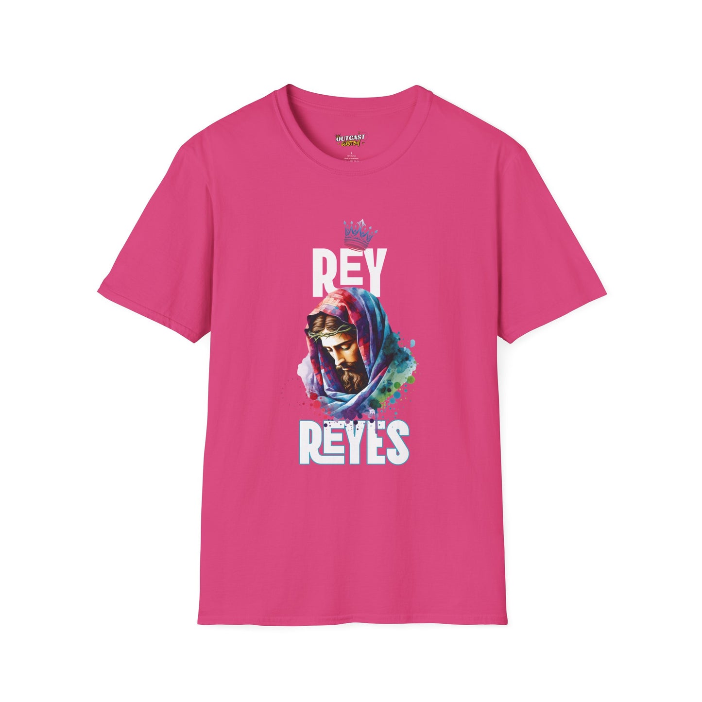Unisex Softstyle T-Shirt - Rey Reyes Colorful Graphic Tee