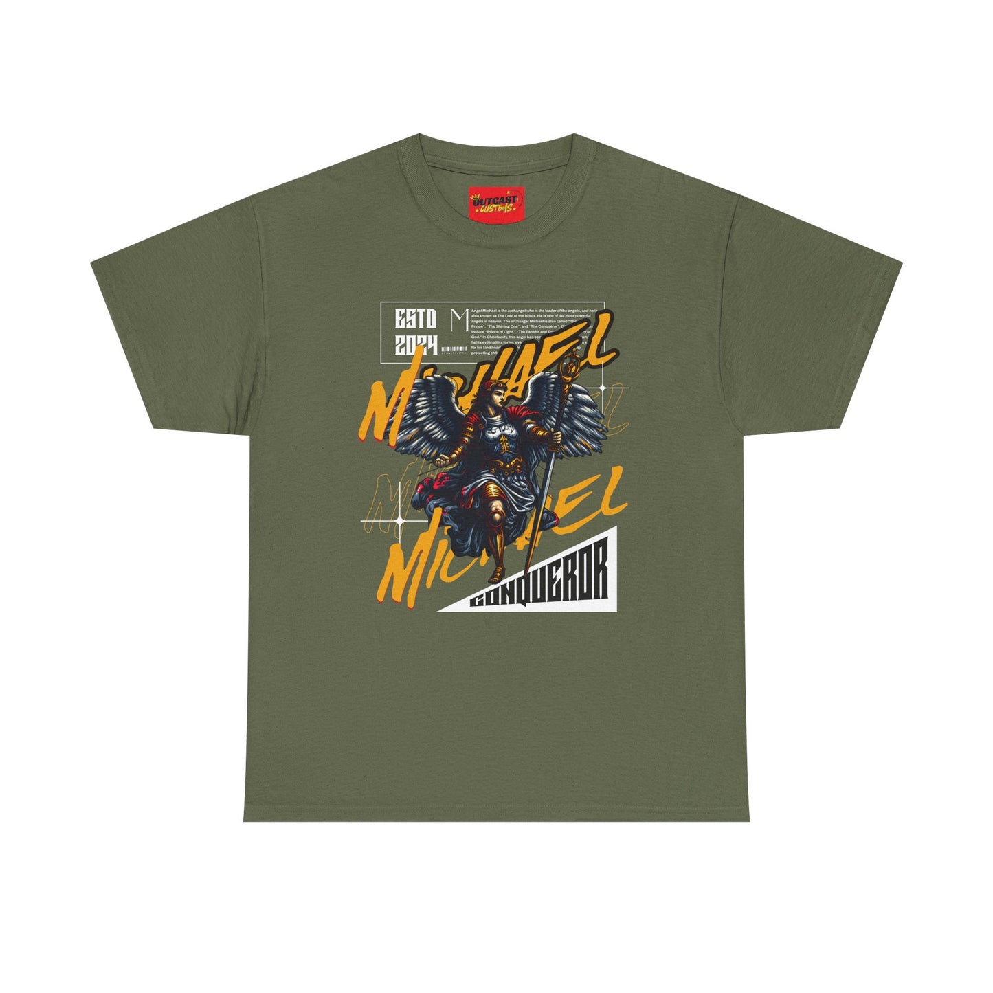 Angel Michael leader of the angels, Unisex Cotton T-Shirt, Casual Wear, Gift for Fans, Birthday Apparel,fath