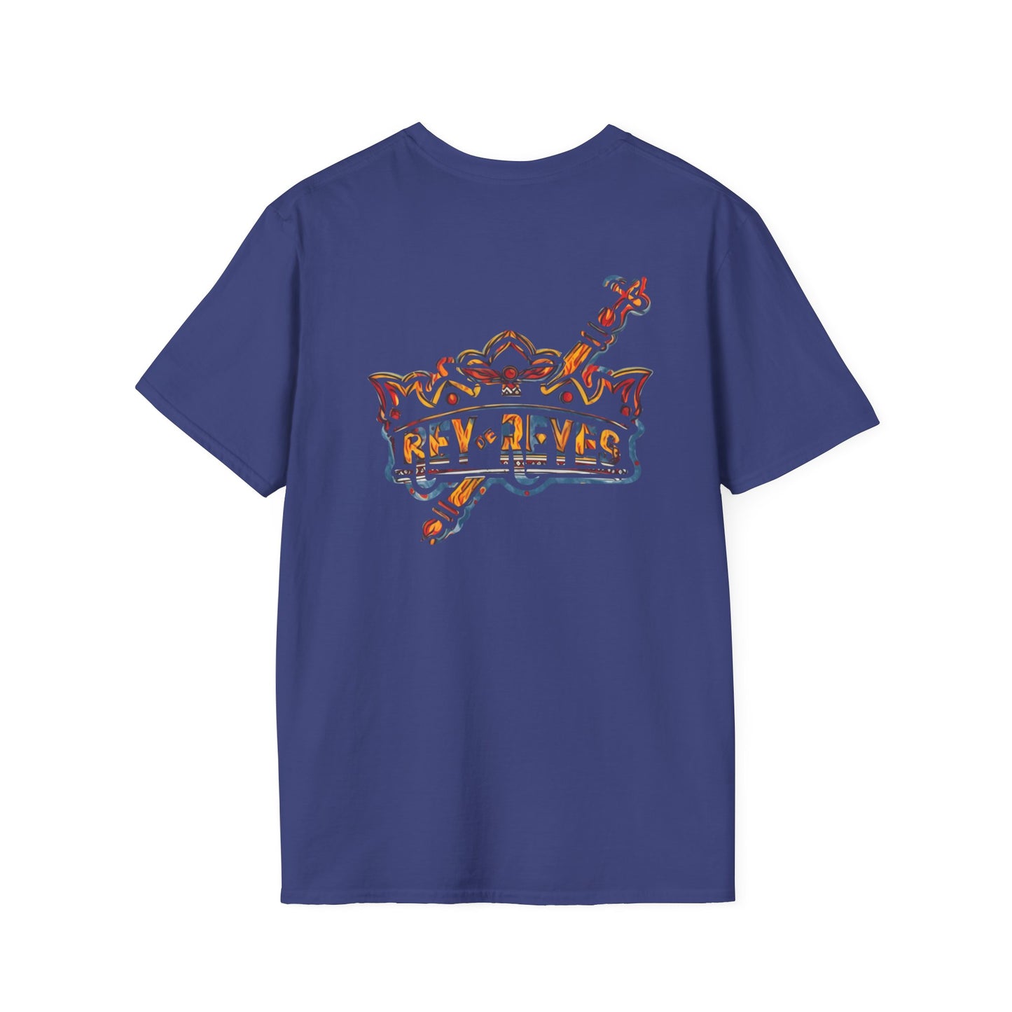 Rey de Reyes Unisex Softstyle T-Shirt - Casual Graphic Tee for Everyday Wear