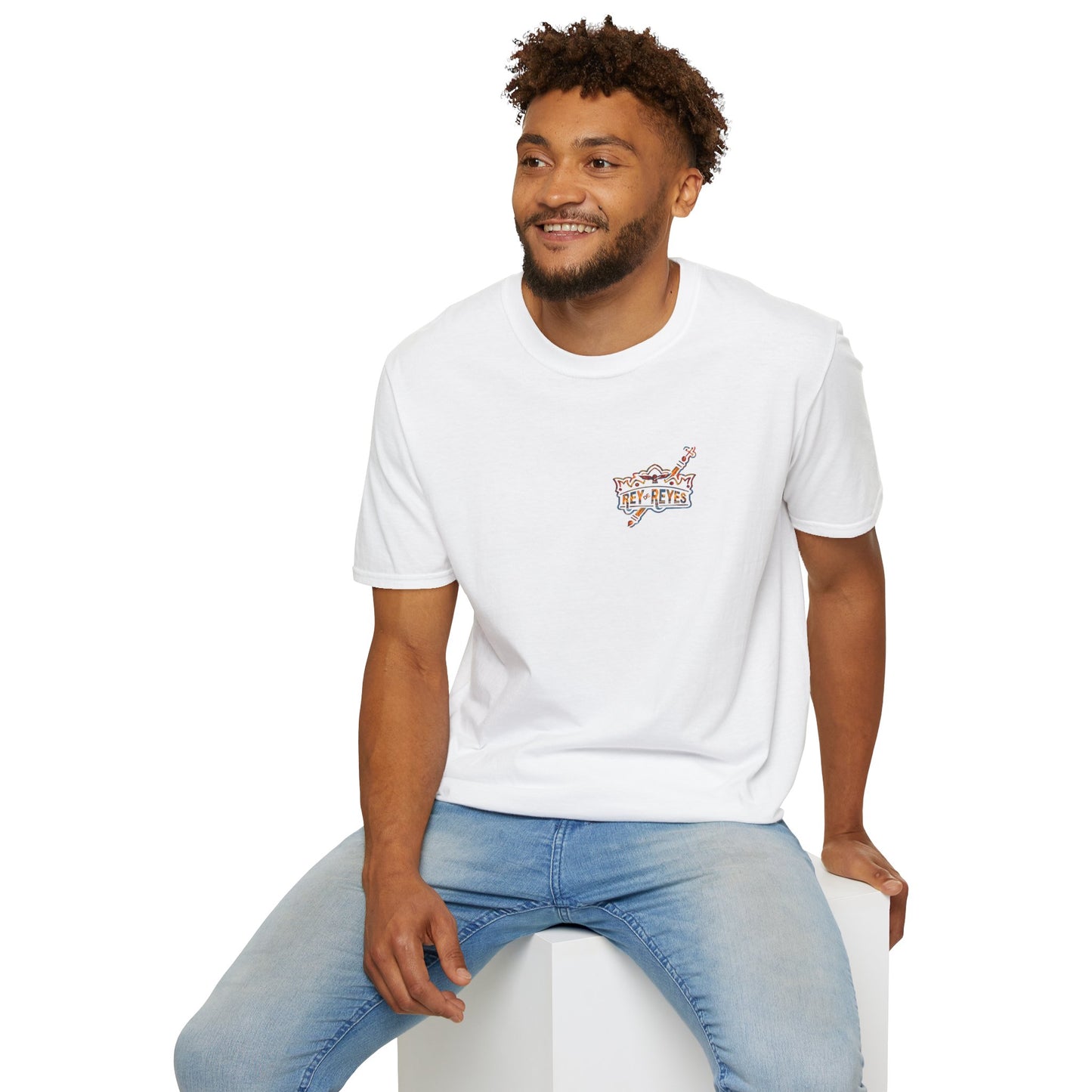 Rey de Reyes Unisex Softstyle T-Shirt - Casual Graphic Tee for Everyday Wear