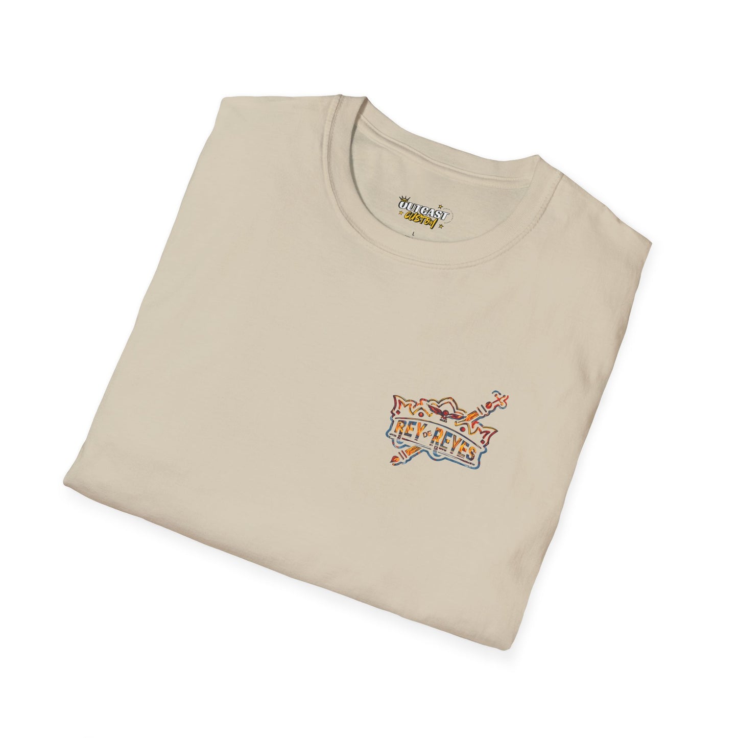 Rey de Reyes Unisex Softstyle T-Shirt - Casual Graphic Tee for Everyday Wear