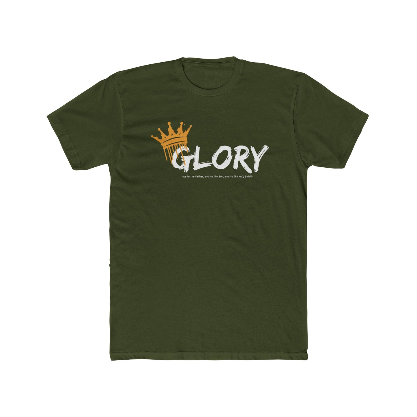 Crown Glory Unisex Cotton Crew Tee - Casual Streetwear