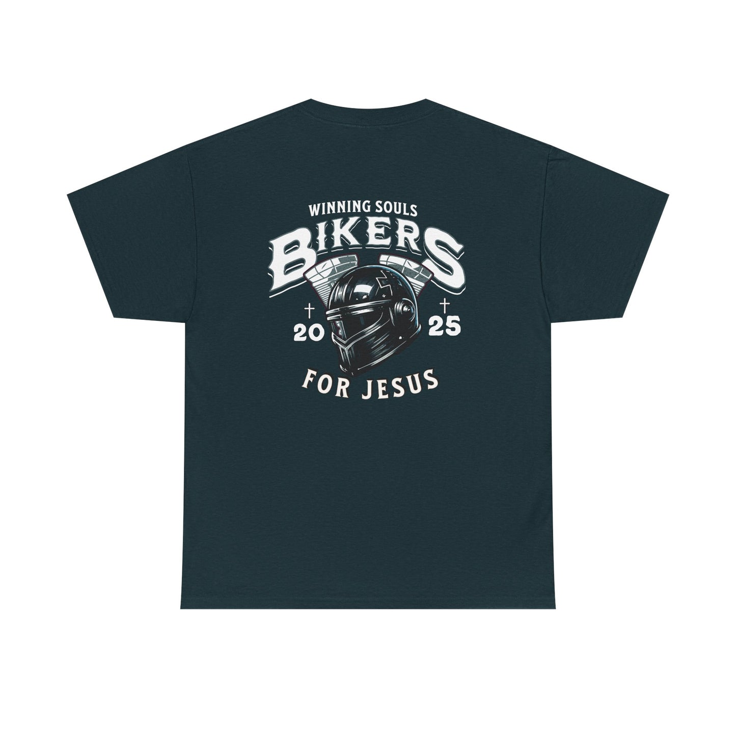 winning souls Biker for Jesus & Faith Design - Perfect for Rides, Casual Wear, Gifts, Christian Events, and Biker Rallies