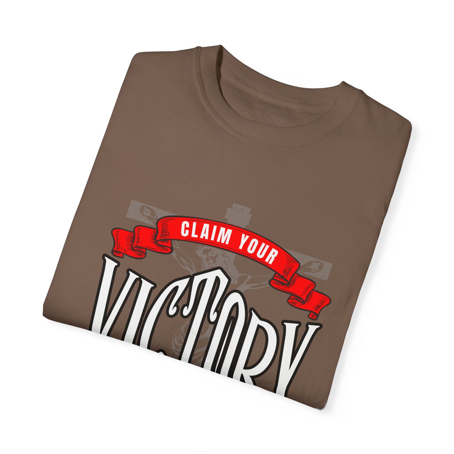Victory in Christ Unisex Garment-Dyed T-Shirt