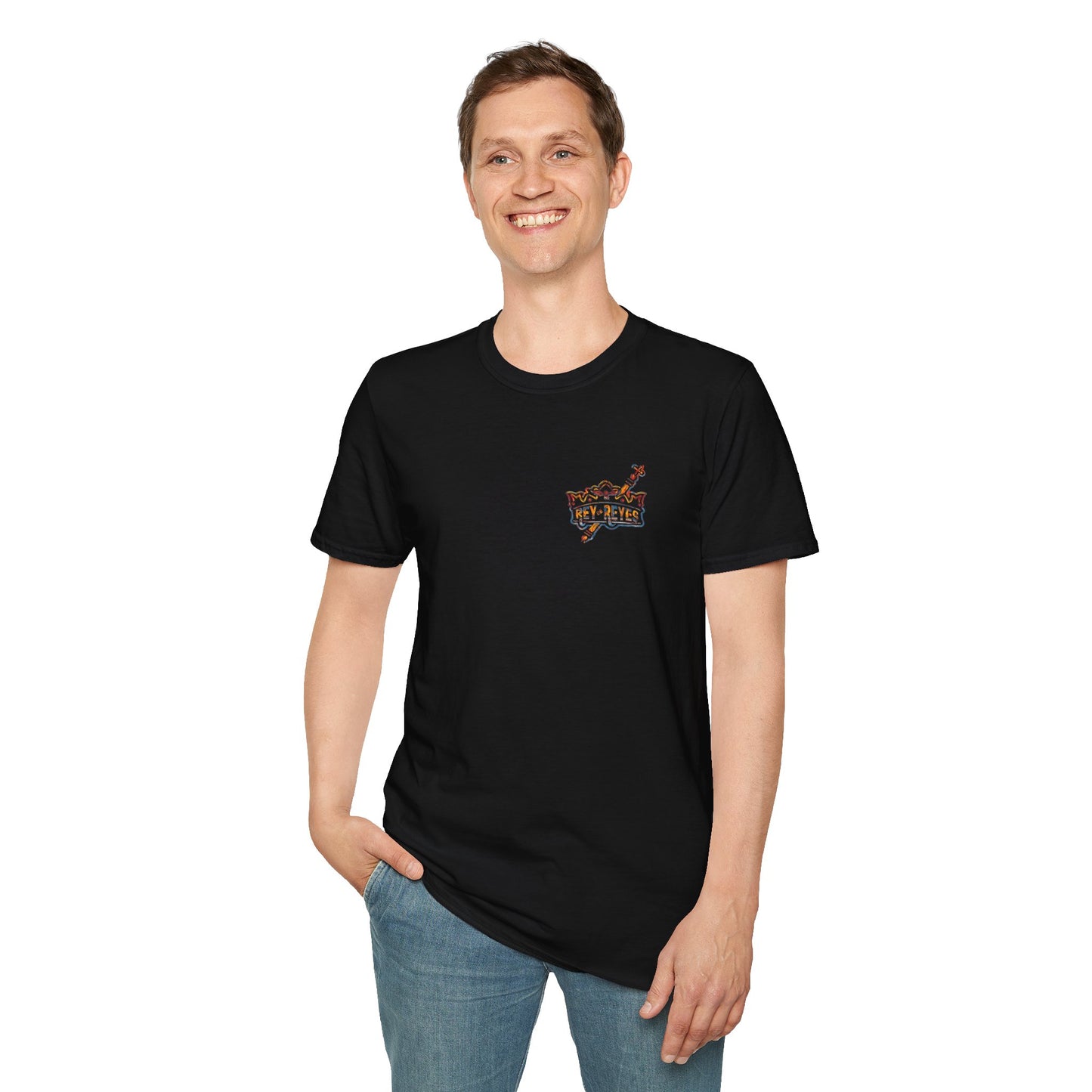 Rey de Reyes Unisex Softstyle T-Shirt - Casual Graphic Tee for Everyday Wear
