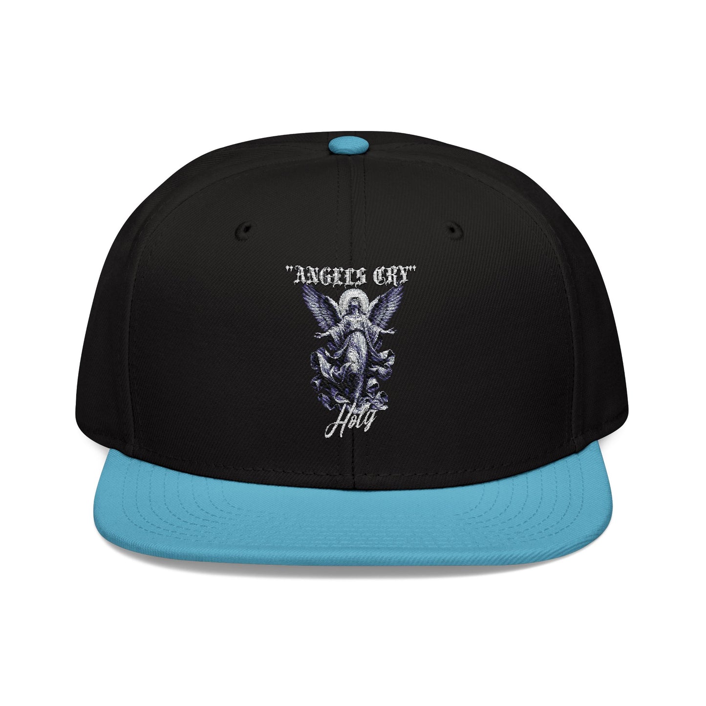 Embroidered Snapback Cap - "Angels Cry" Design