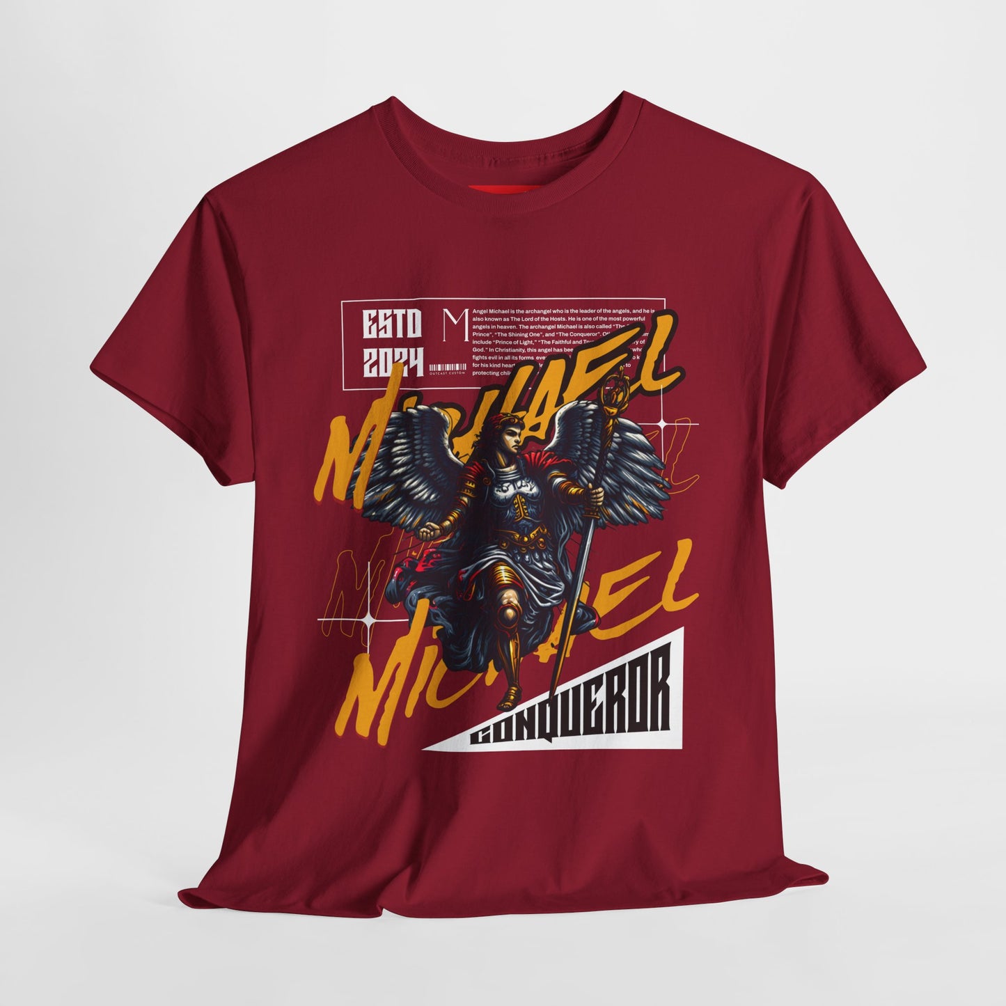 Angel Michael leader of the angels, Unisex Cotton T-Shirt, Casual Wear, Gift for Fans, Birthday Apparel,fath