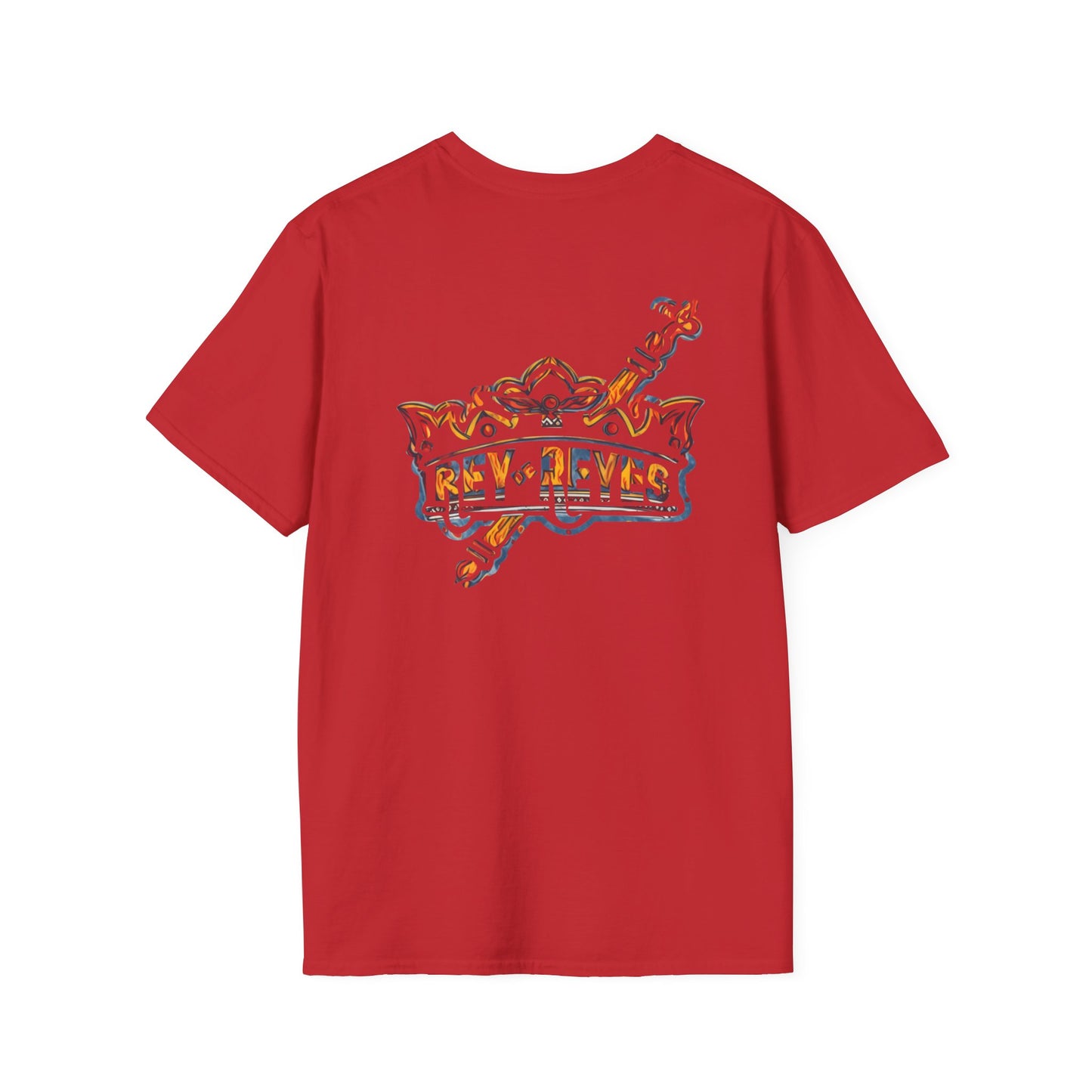 Rey de Reyes Unisex Softstyle T-Shirt - Casual Graphic Tee for Everyday Wear
