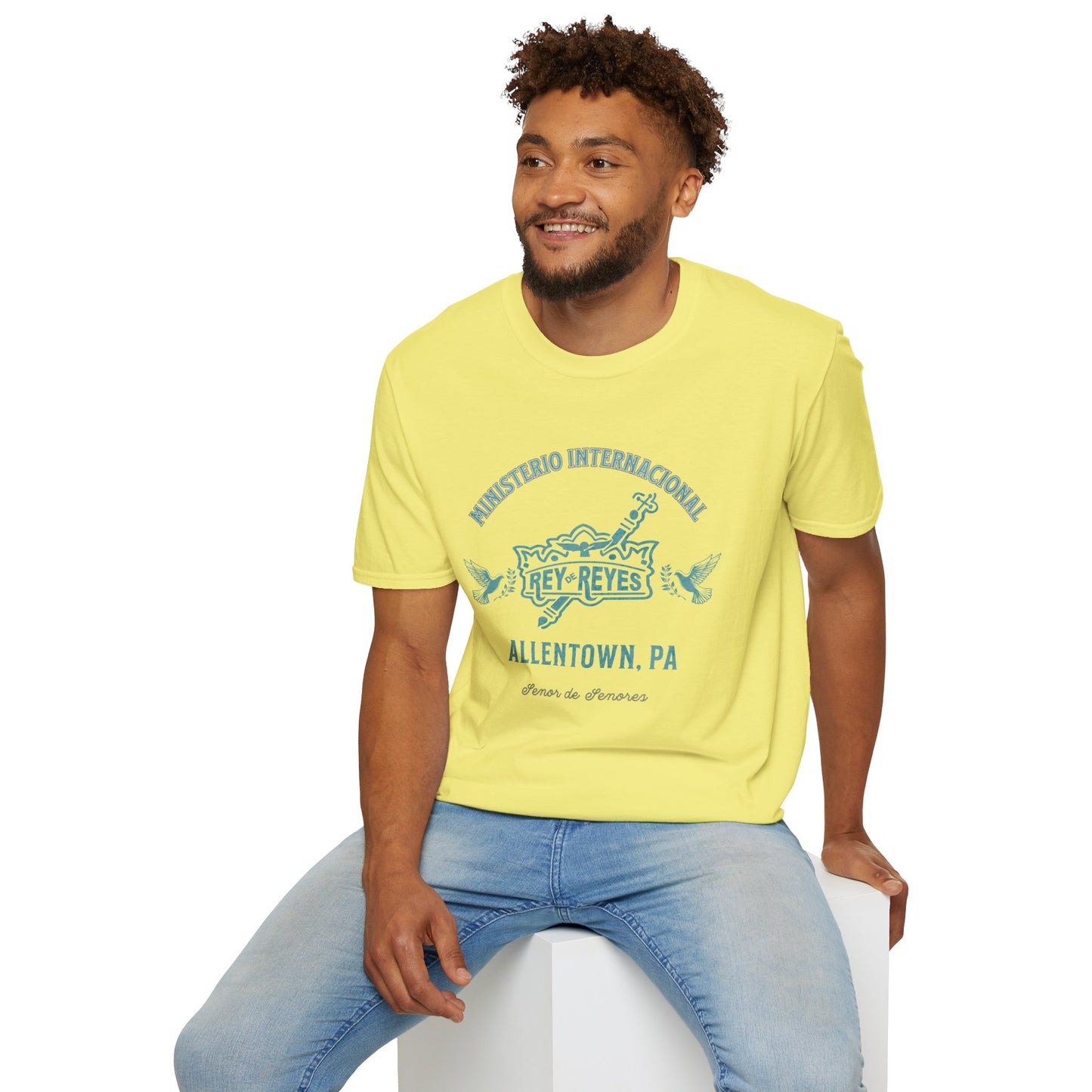 Unisex Softstyle T-Shirt - 'Ministerio Internacional Rey Reyes' Graphic Tee