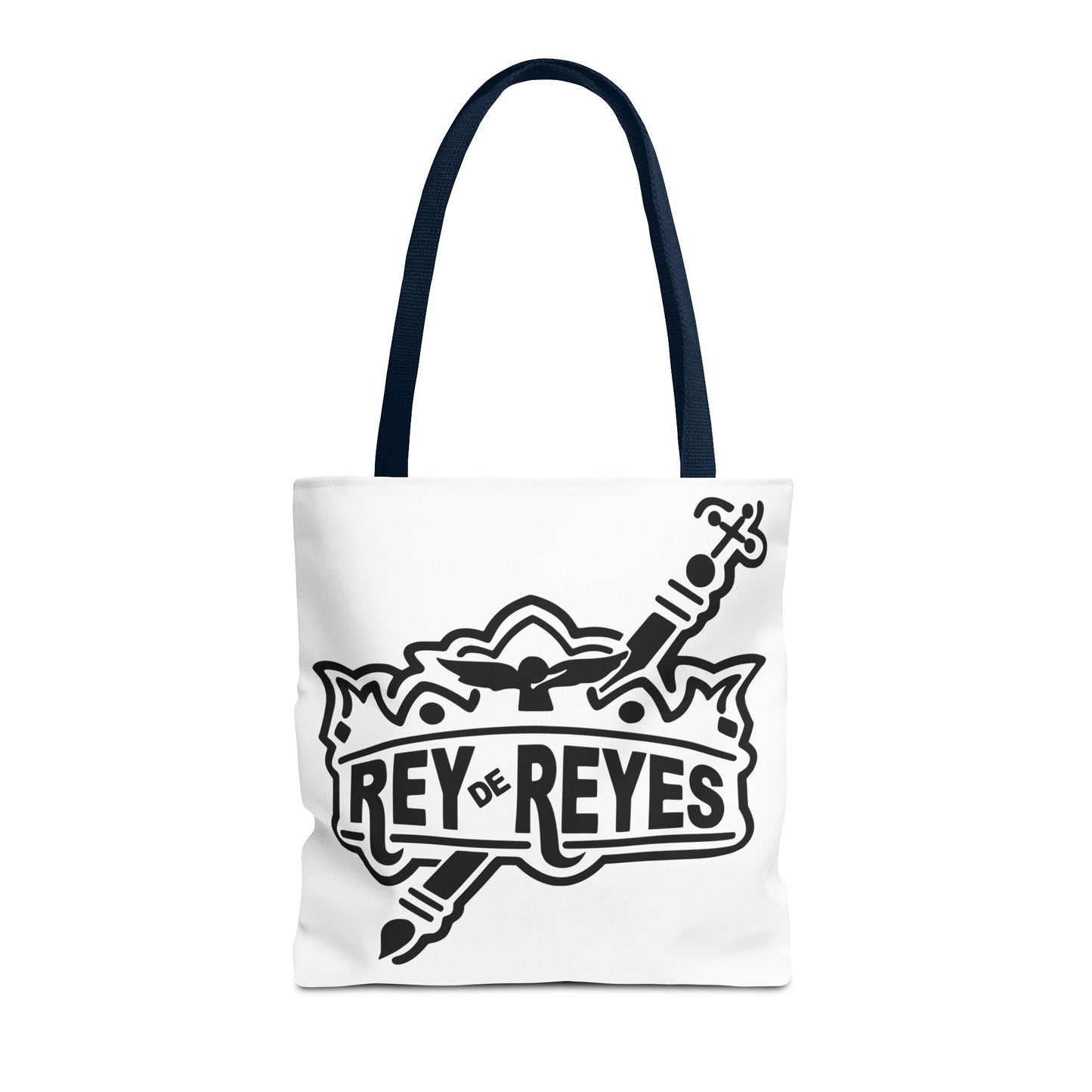 Inspirational Faith Tote Bag | Rey de Reyes Design | Perfect for Everyday Use