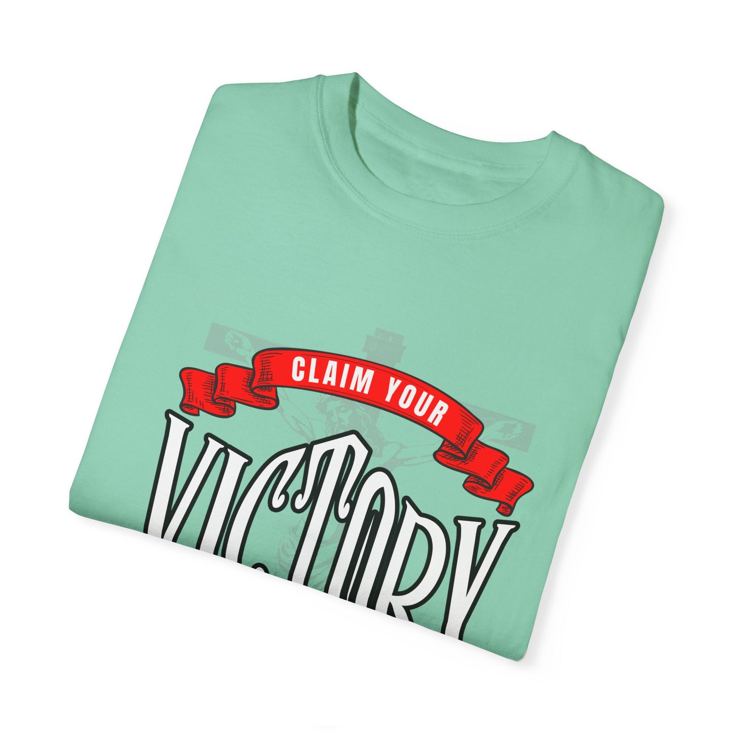 Victory in Christ Unisex Garment-Dyed T-Shirt