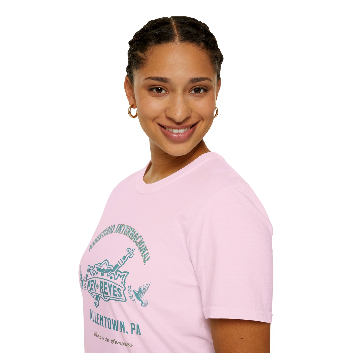 Unisex Softstyle T-Shirt - 'Ministerio Internacional Rey Reyes' Graphic Tee