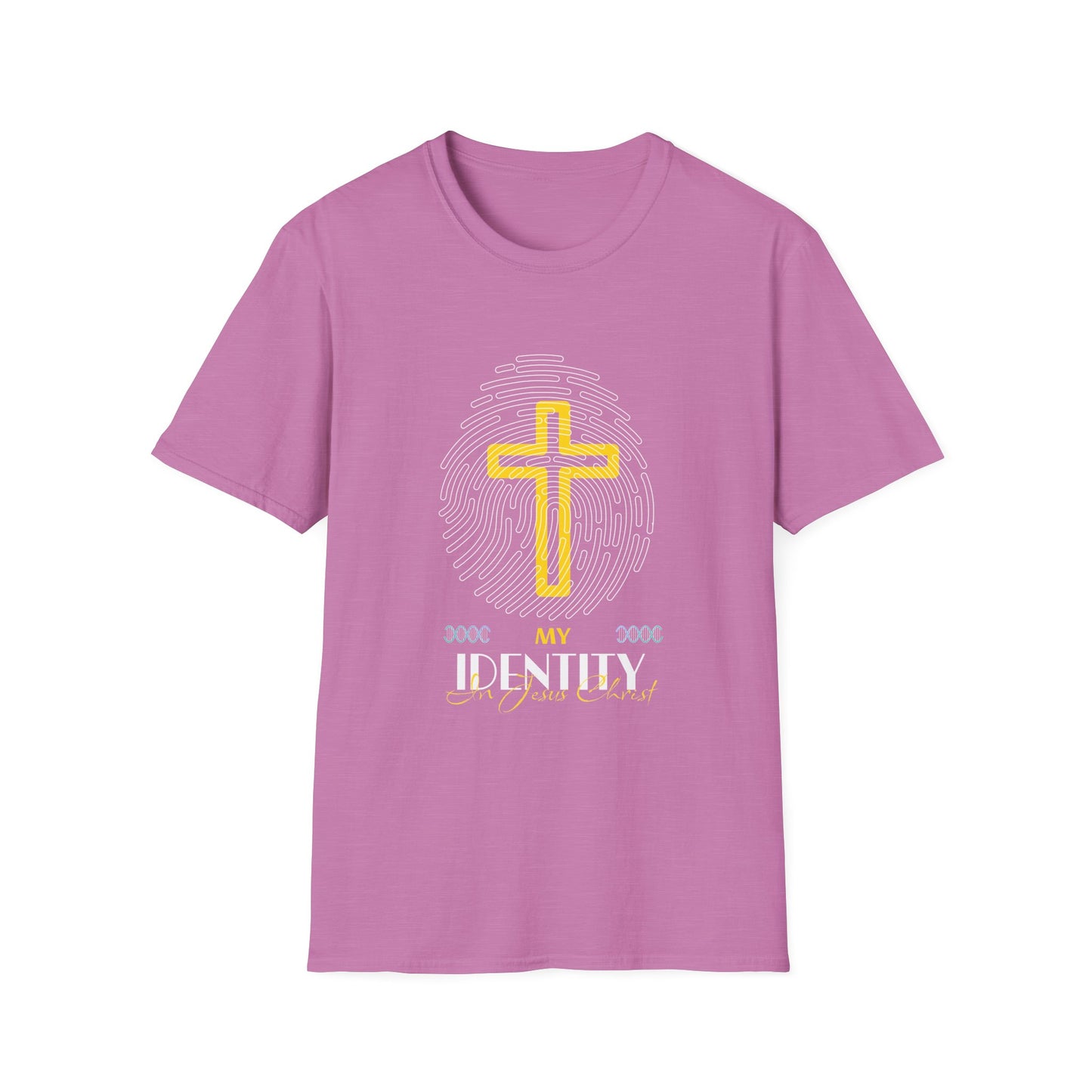 My Identity Unisex Softstyle T-Shirt - Faith Inspired Graphic Tee