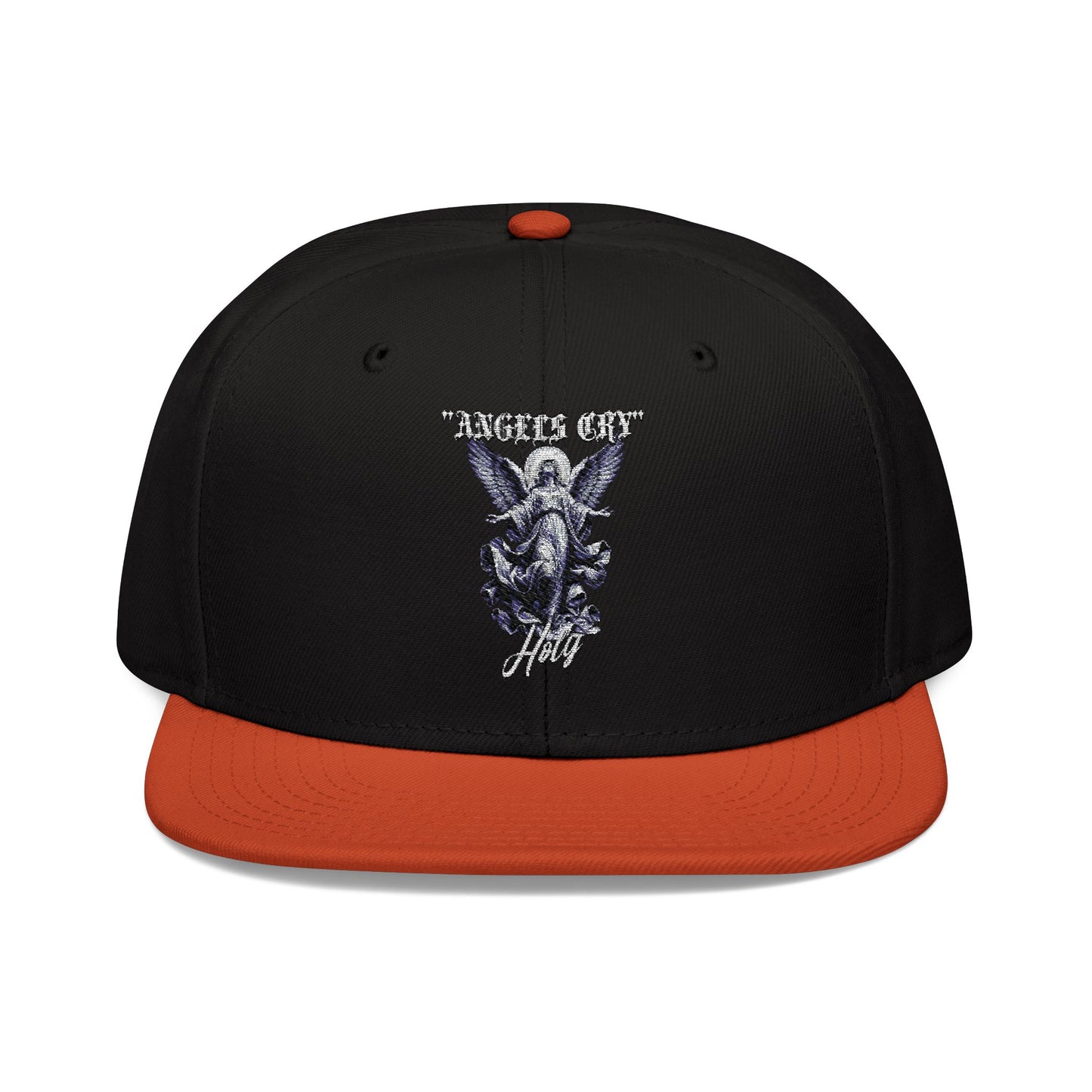 Embroidered Snapback Cap - "Angels Cry" Design