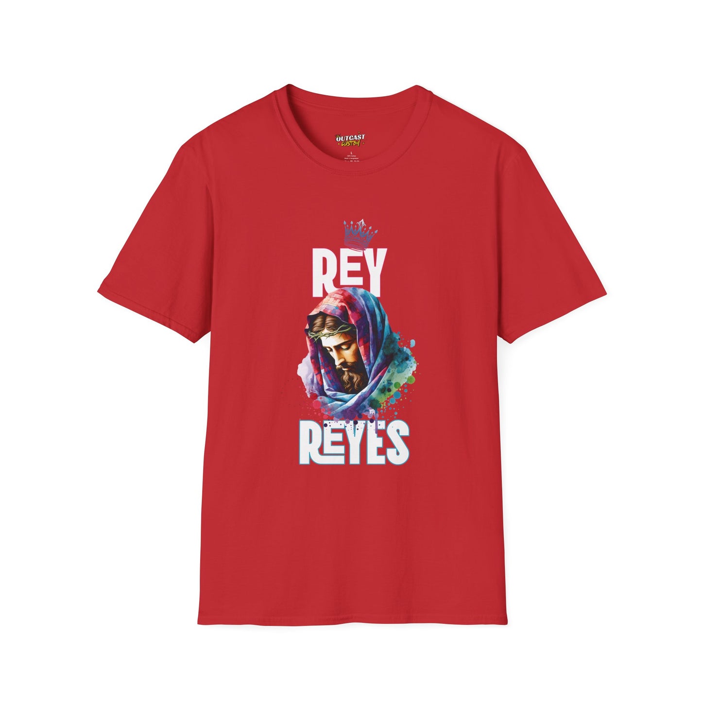 Unisex Softstyle T-Shirt - Rey Reyes Colorful Graphic Tee