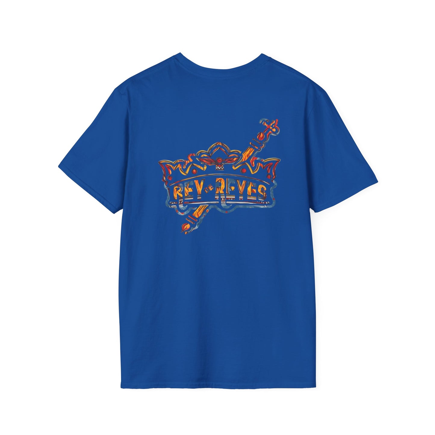 Rey de Reyes Unisex Softstyle T-Shirt - Casual Graphic Tee for Everyday Wear