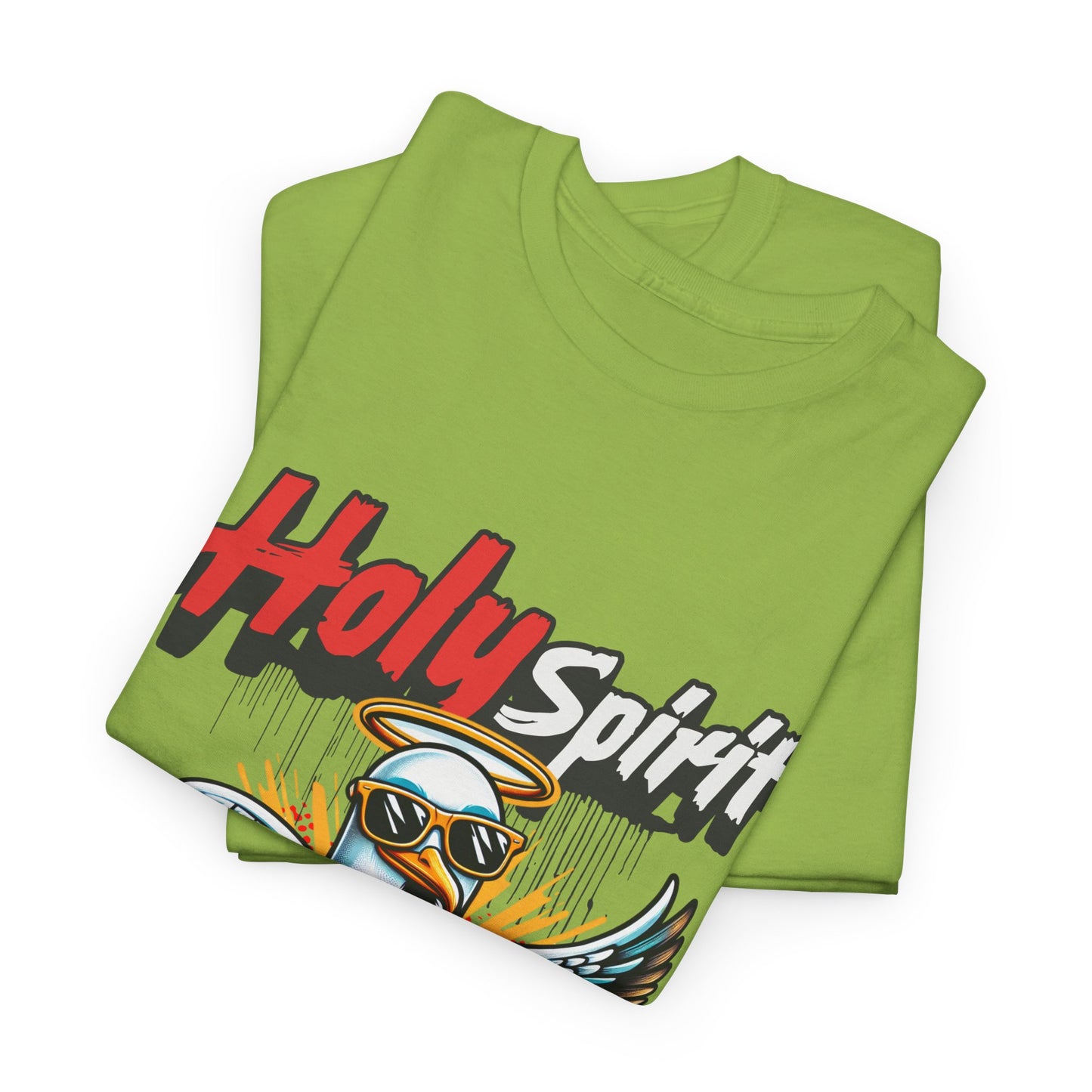 Holy Spirit Drip Unisex Heavy Cotton Tee - Unique Graphic Tee for Everyday Style