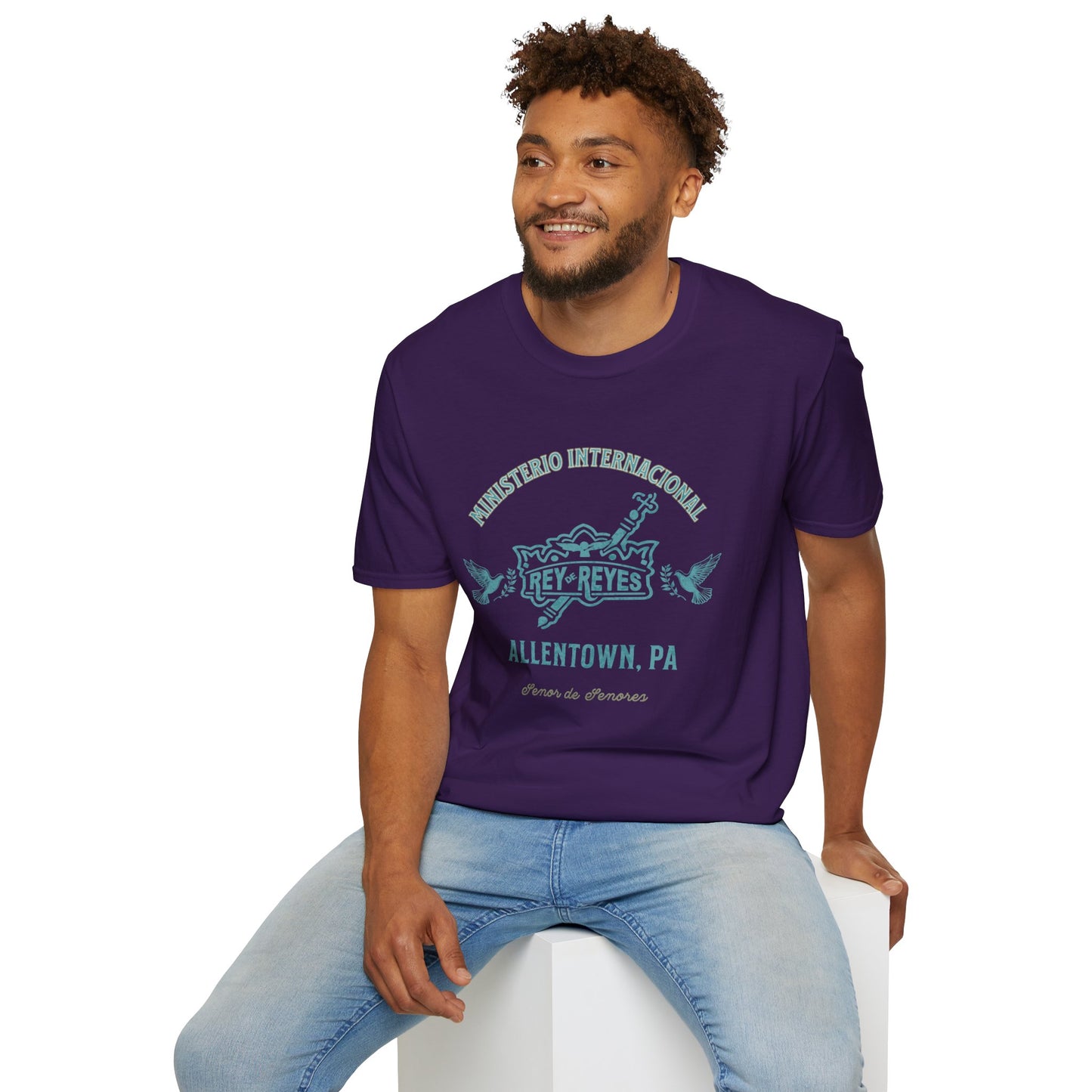 Unisex Softstyle T-Shirt - 'Ministerio Internacional Rey Reyes' Graphic Tee