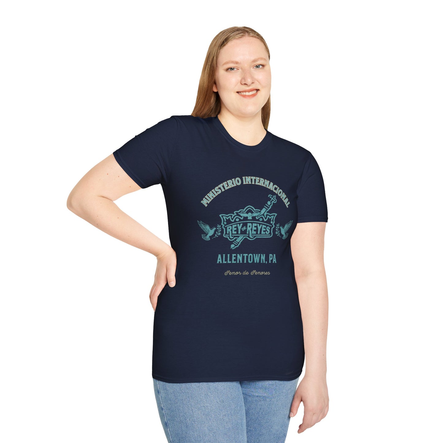 Unisex Softstyle T-Shirt - 'Ministerio Internacional Rey Reyes' Graphic Tee