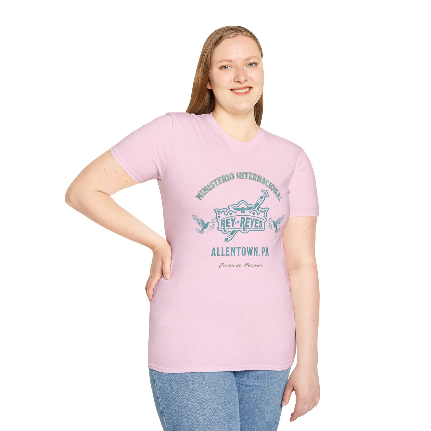 Unisex Softstyle T-Shirt - 'Ministerio Internacional Rey Reyes' Graphic Tee