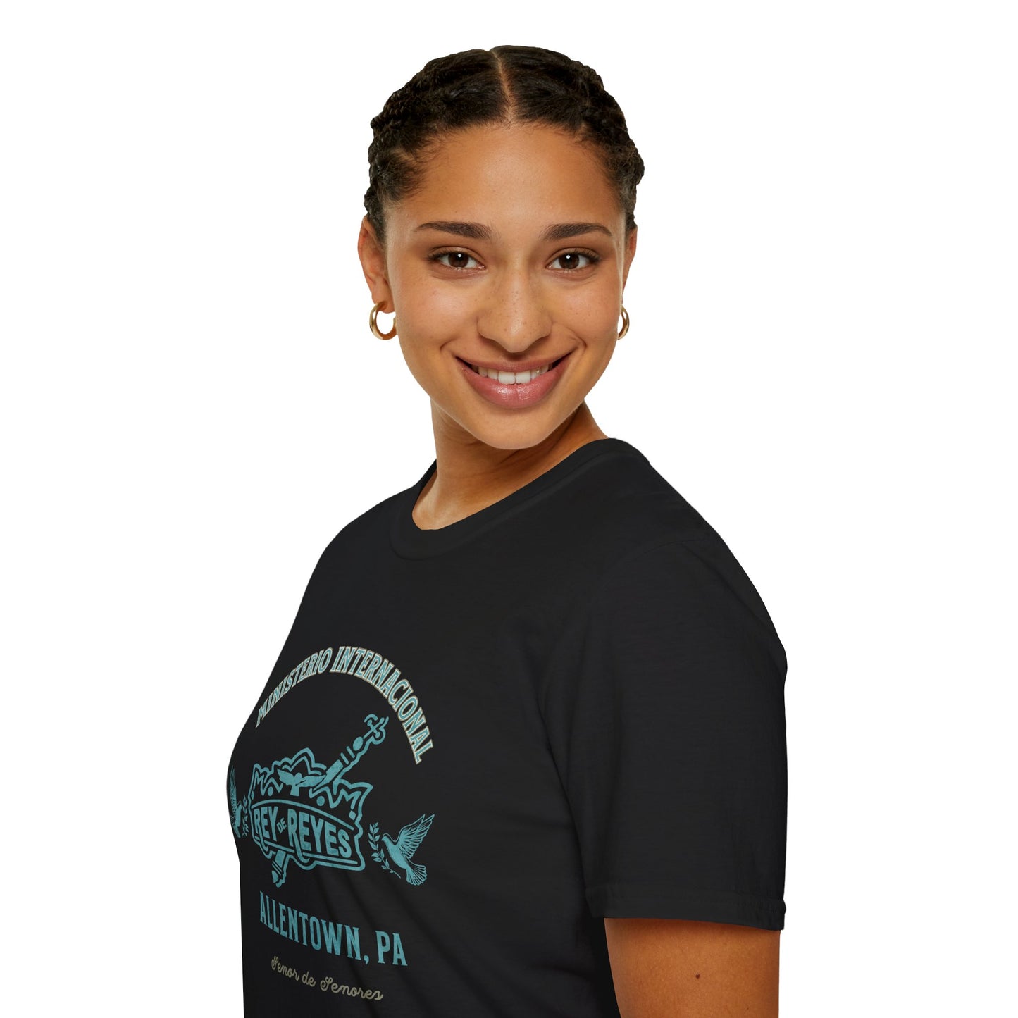 Unisex Softstyle T-Shirt - 'Ministerio Internacional Rey Reyes' Graphic Tee